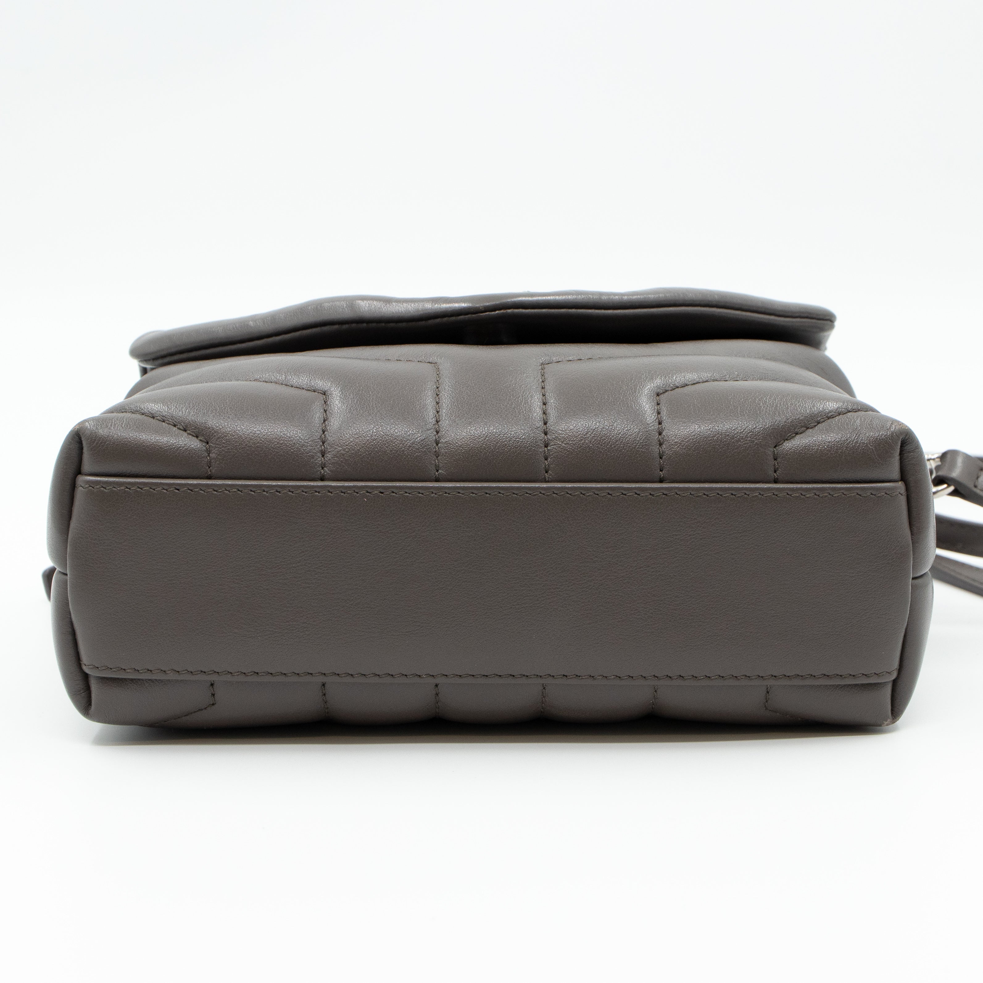 Loulou Toy Grey Leather