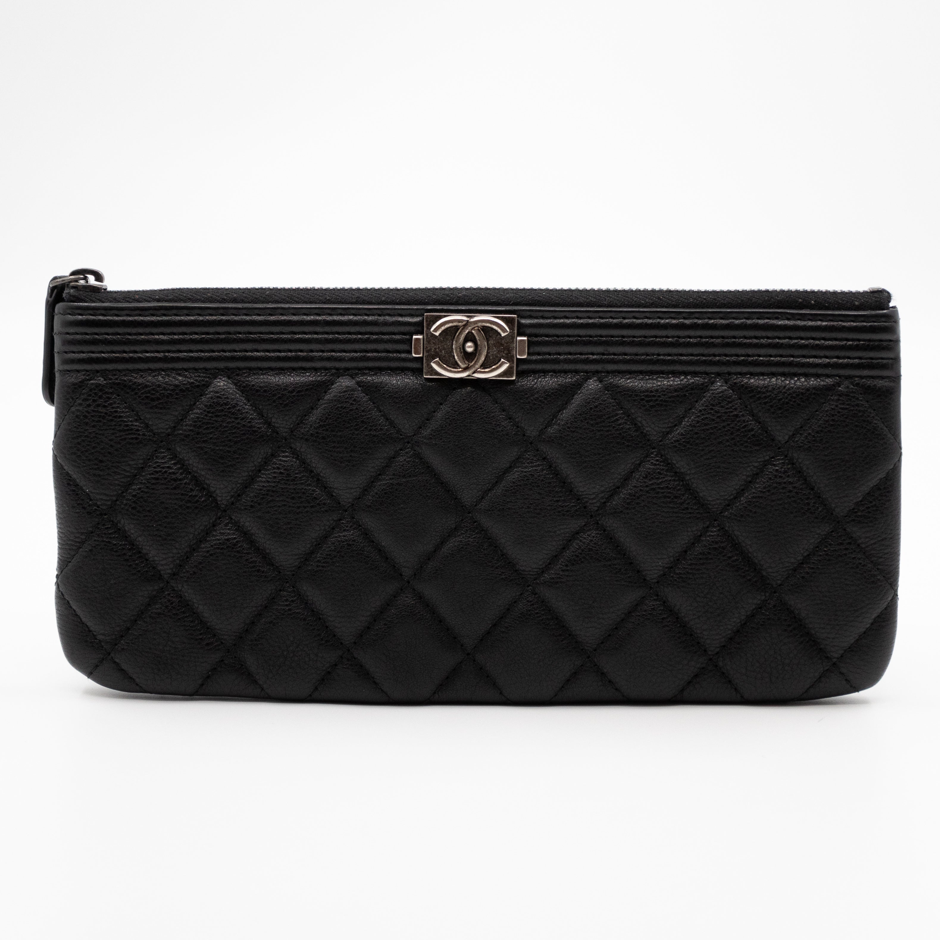 Boy O Case Long Black Leather