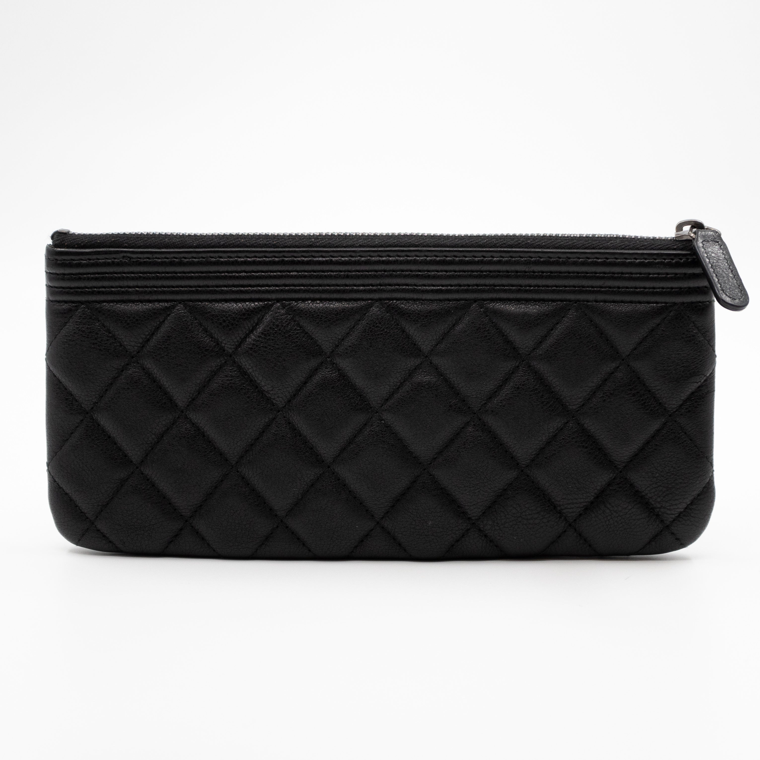 Boy O Case Long Black Leather