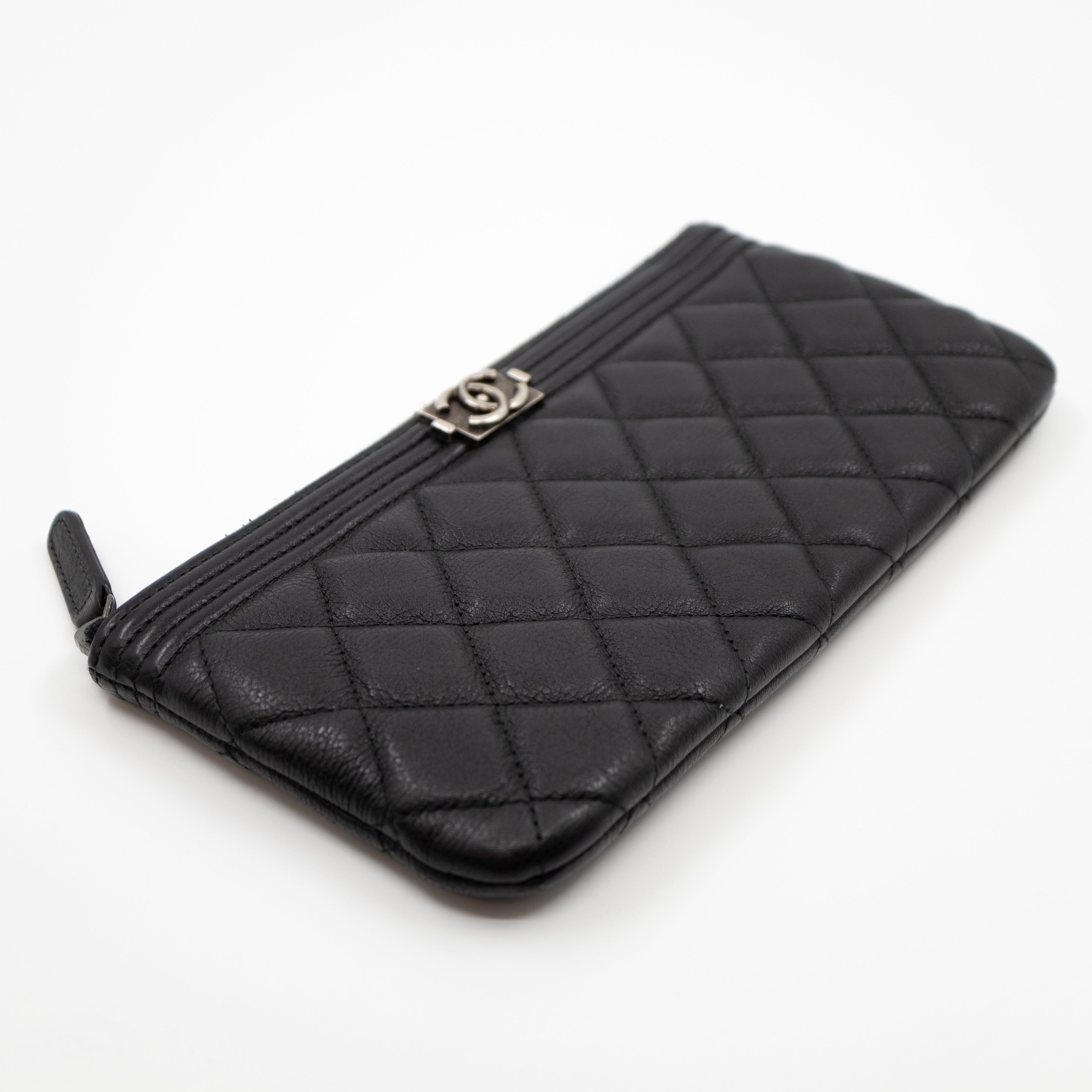 Boy O Case Long Black Leather