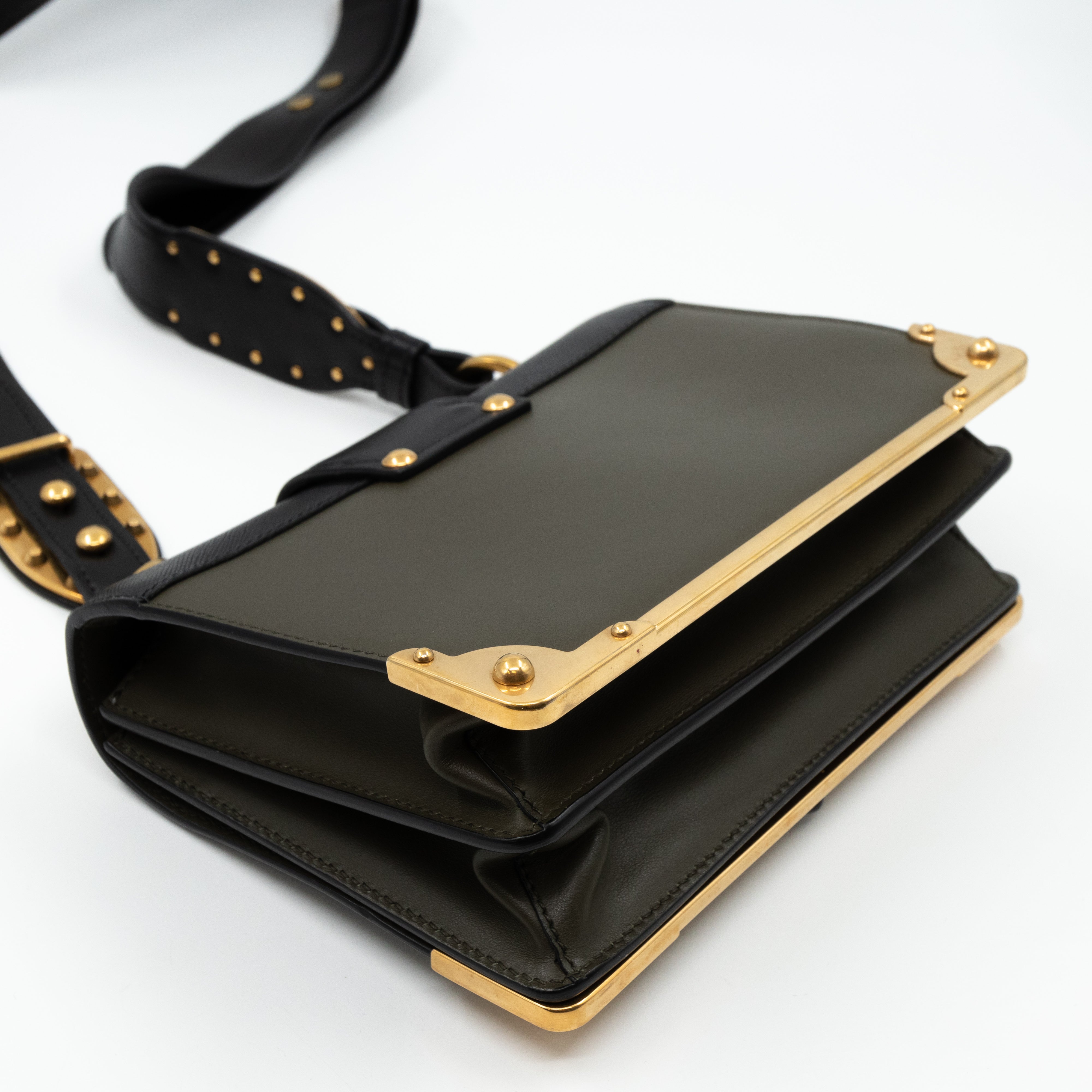 Cahier Military Green Leather