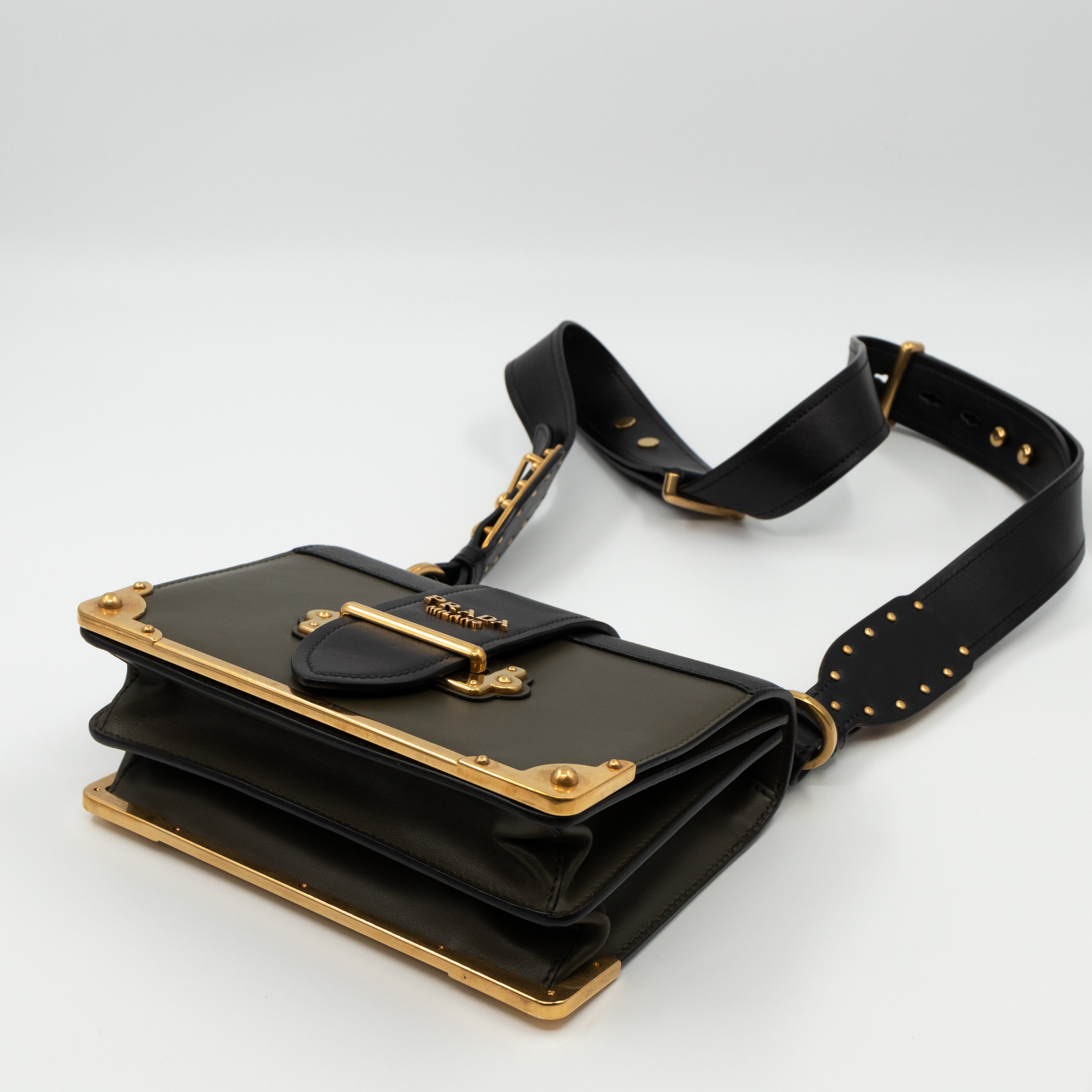 Cahier Military Green Leather