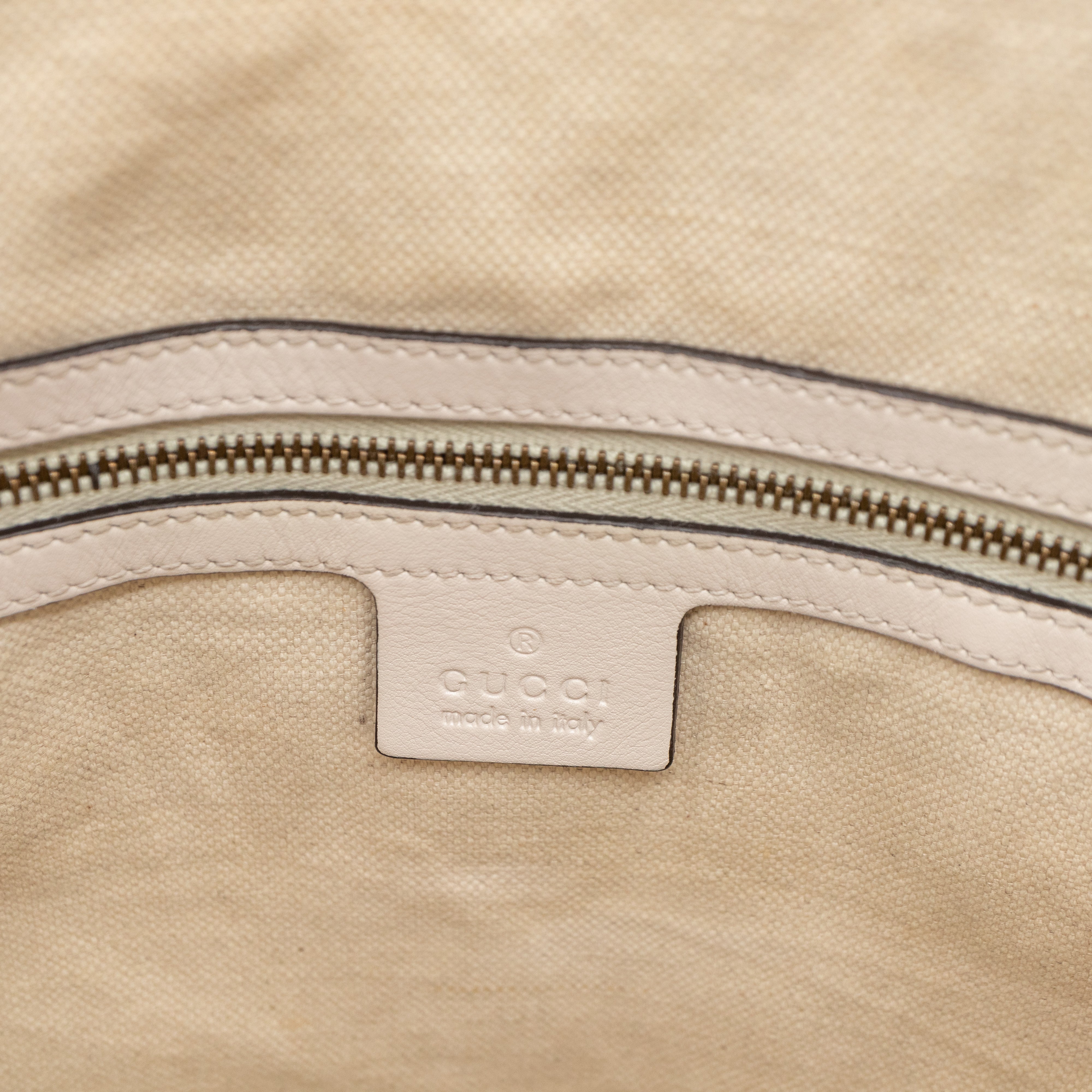 GG Running Hobo Bag White