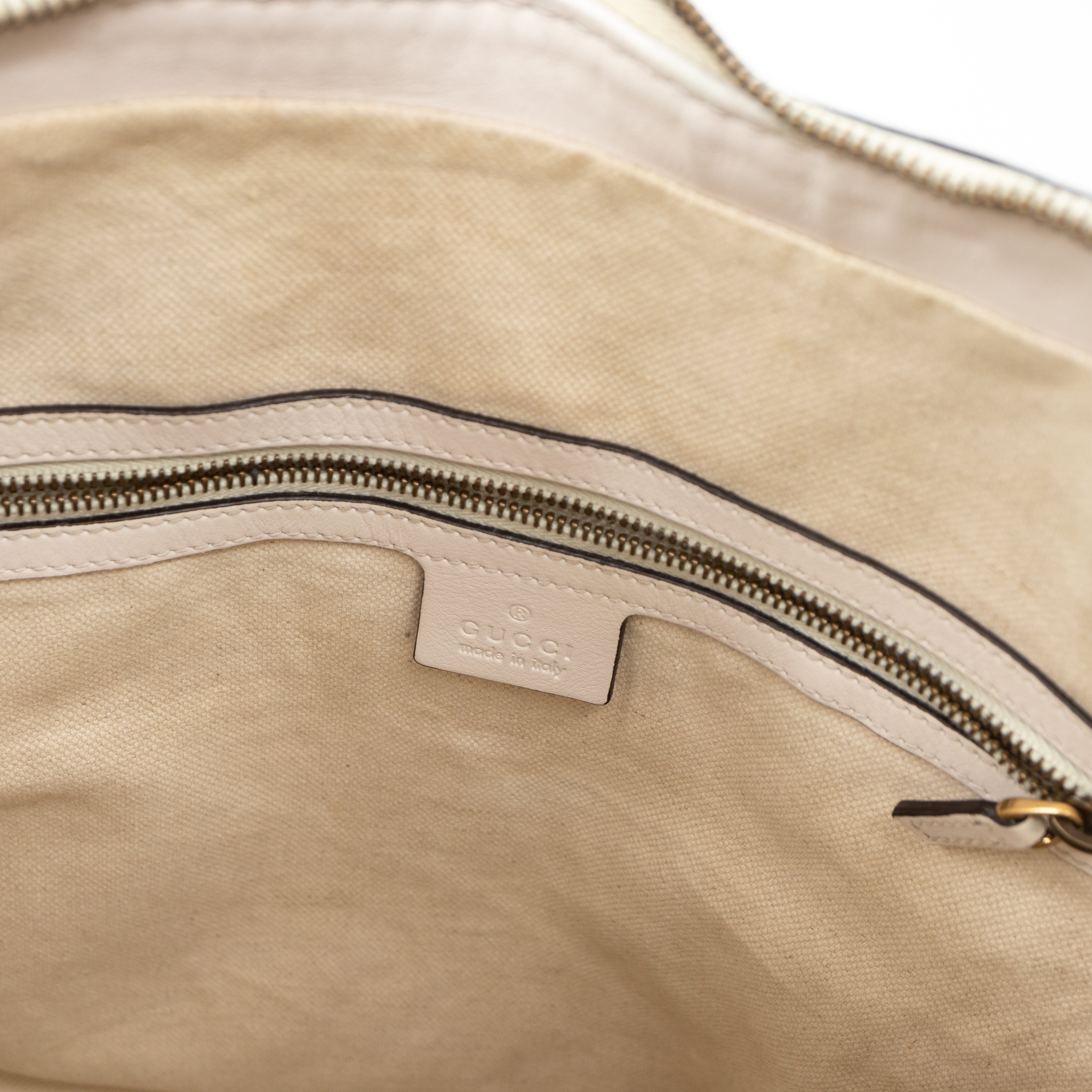 GG Running Hobo Bag White