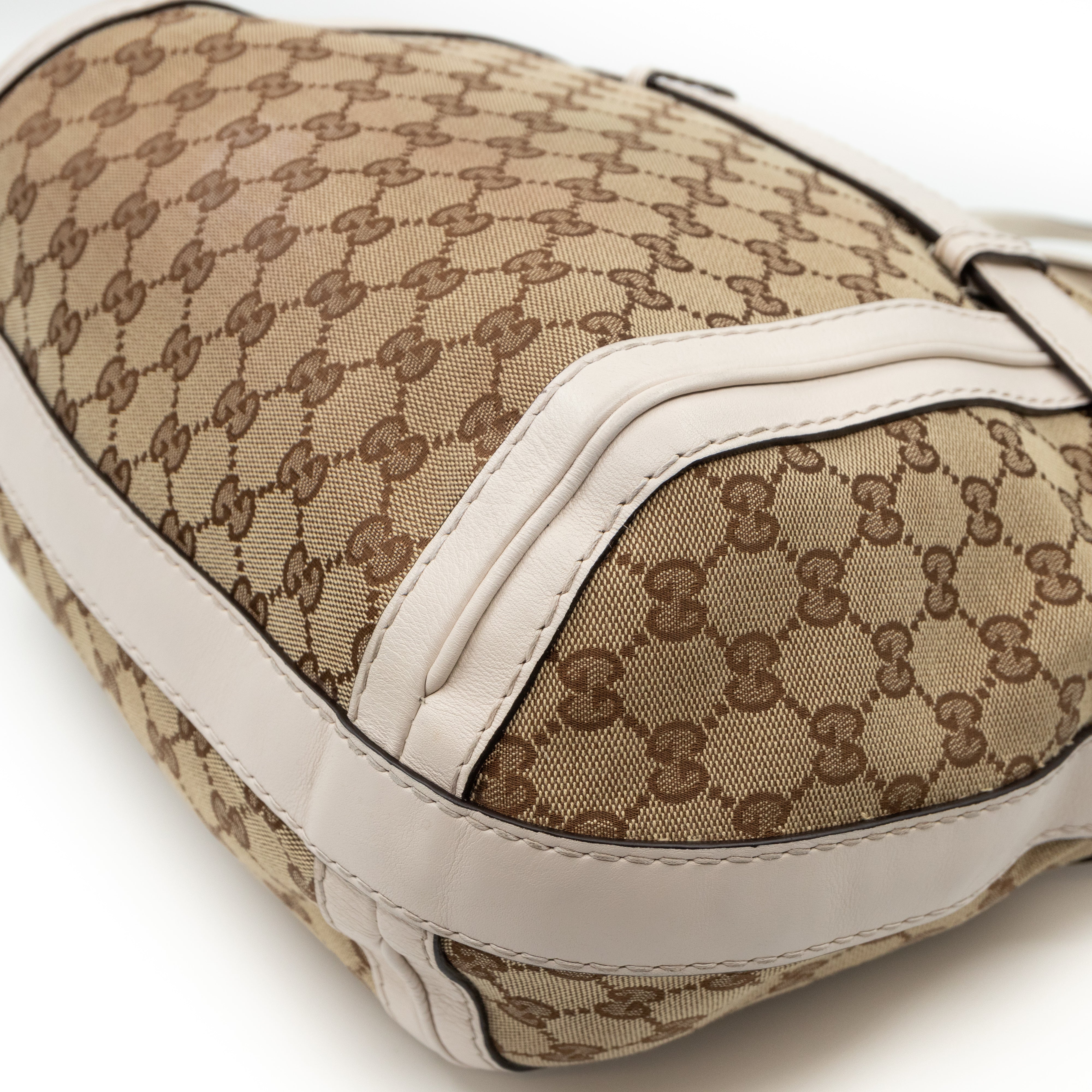 GG Running Hobo Bag White