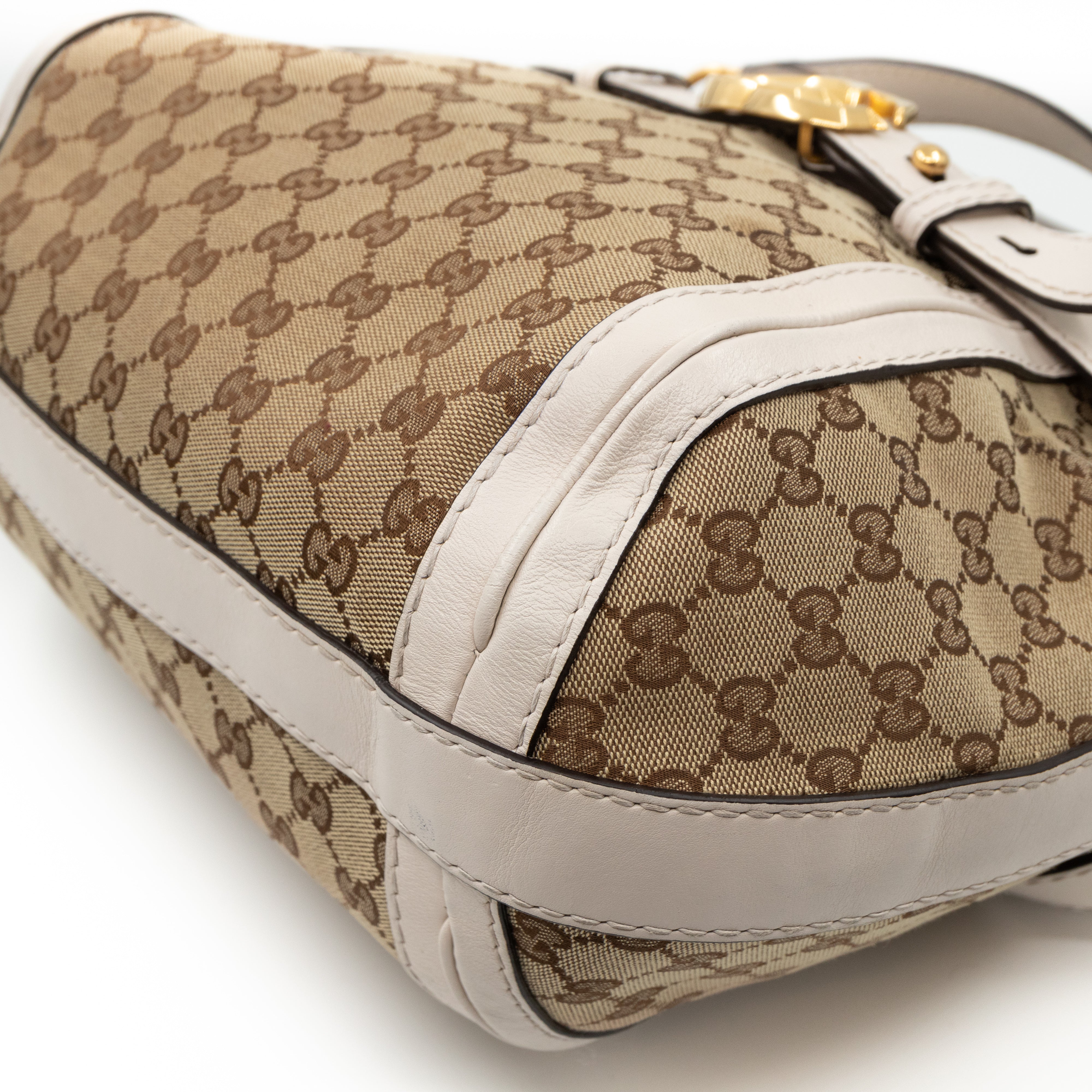 GG Running Hobo Bag White