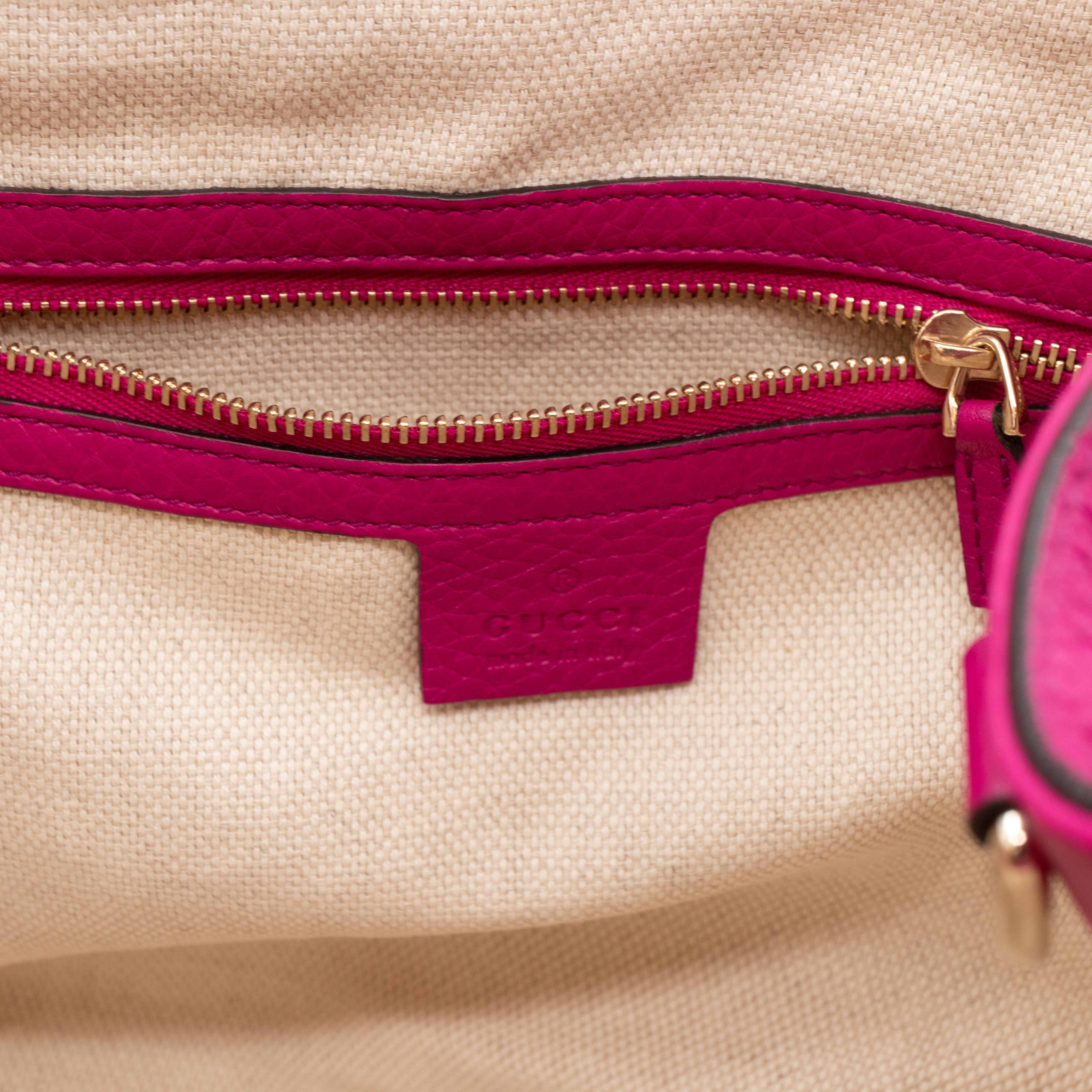 Soho Two Way Tote Rose Leather