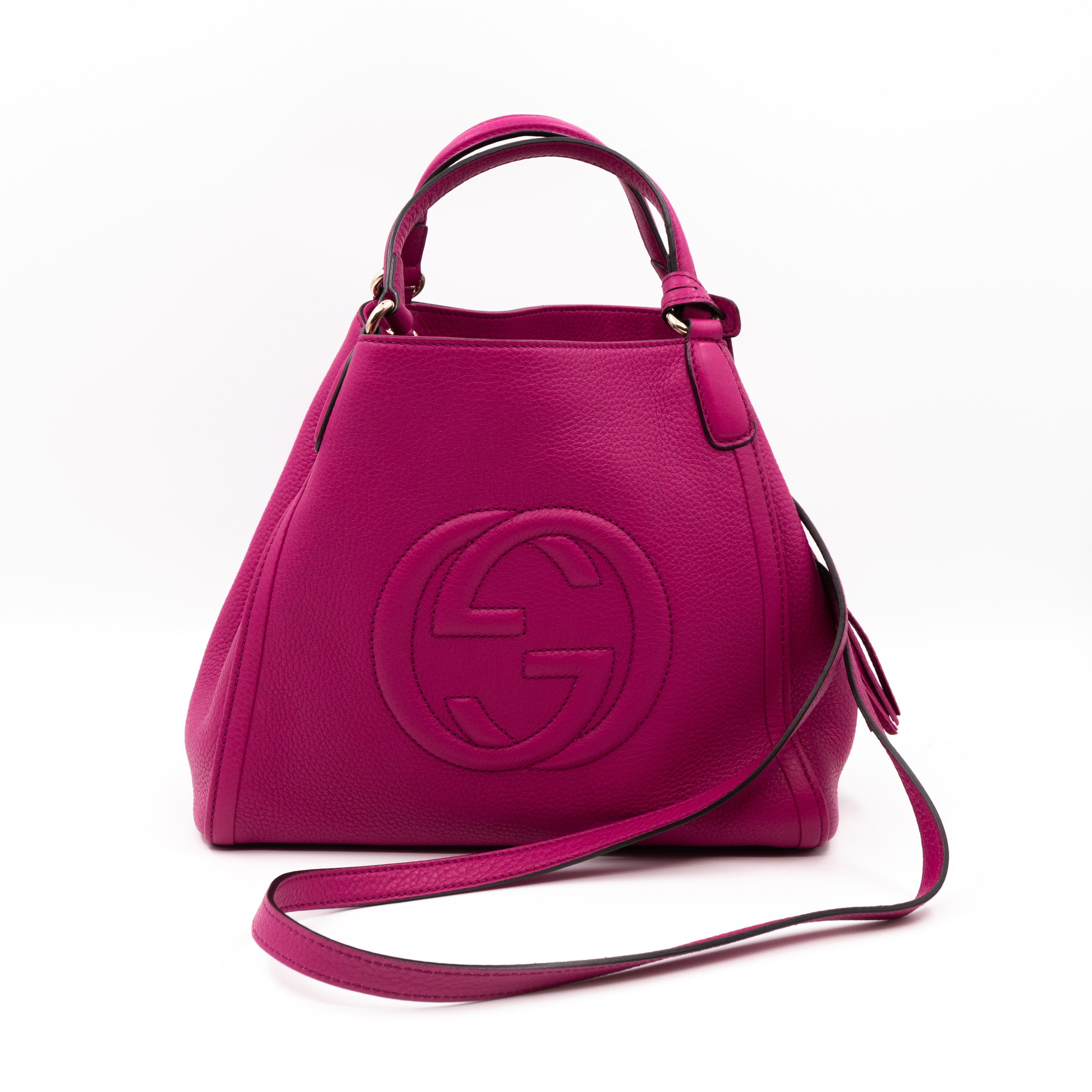 Soho Two Way Tote Rose Leather