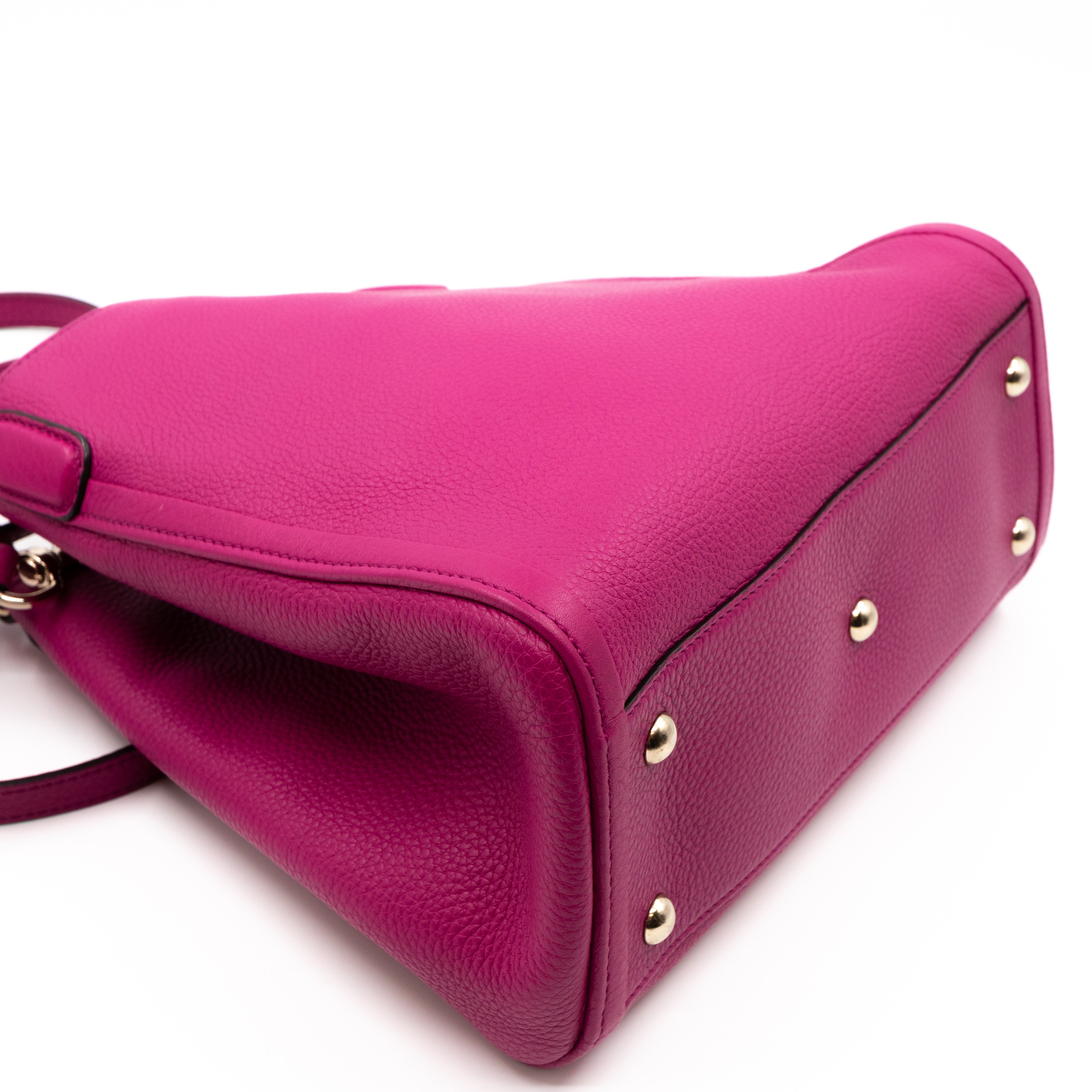 Soho Two Way Tote Rose Leather