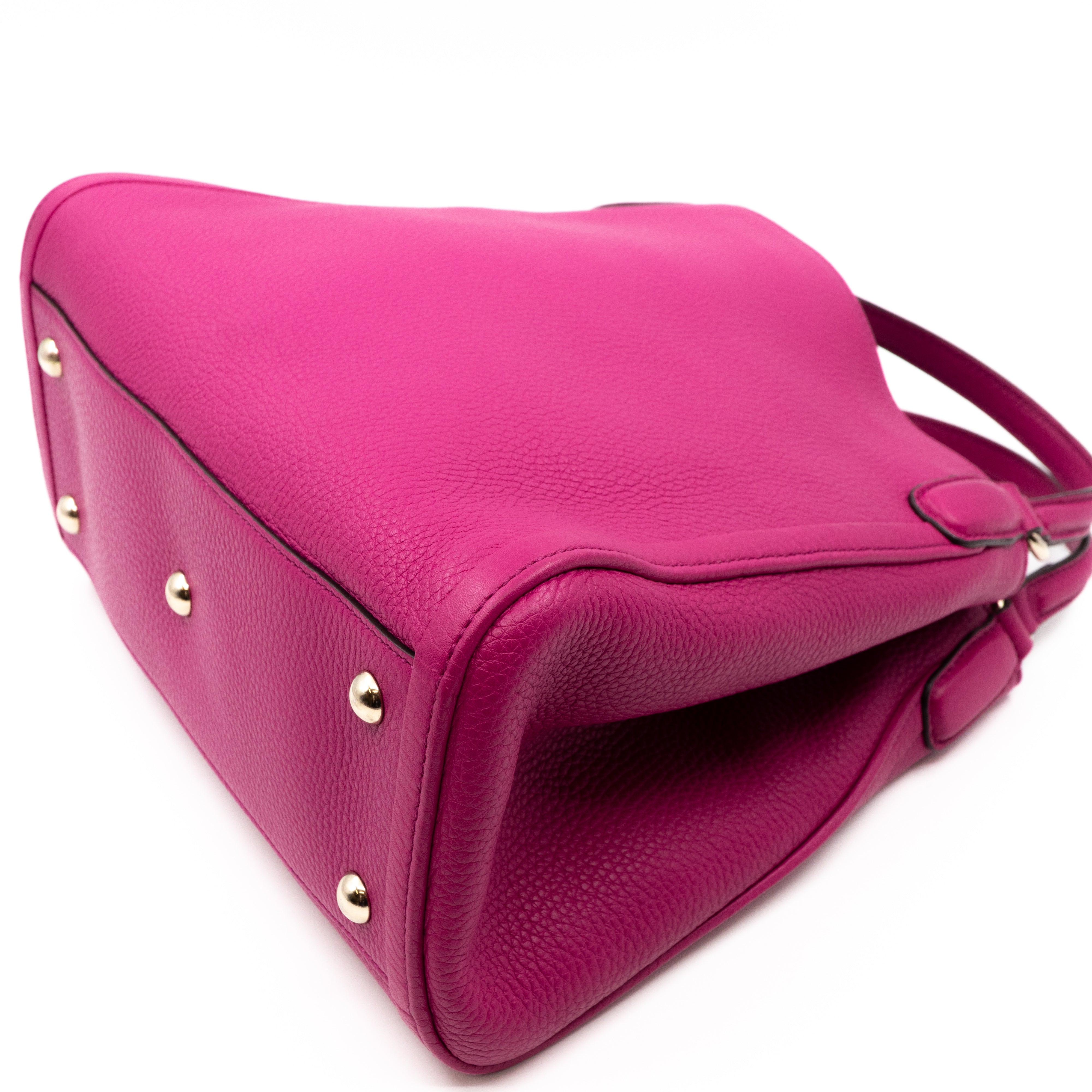 Soho Two Way Tote Rose Leather