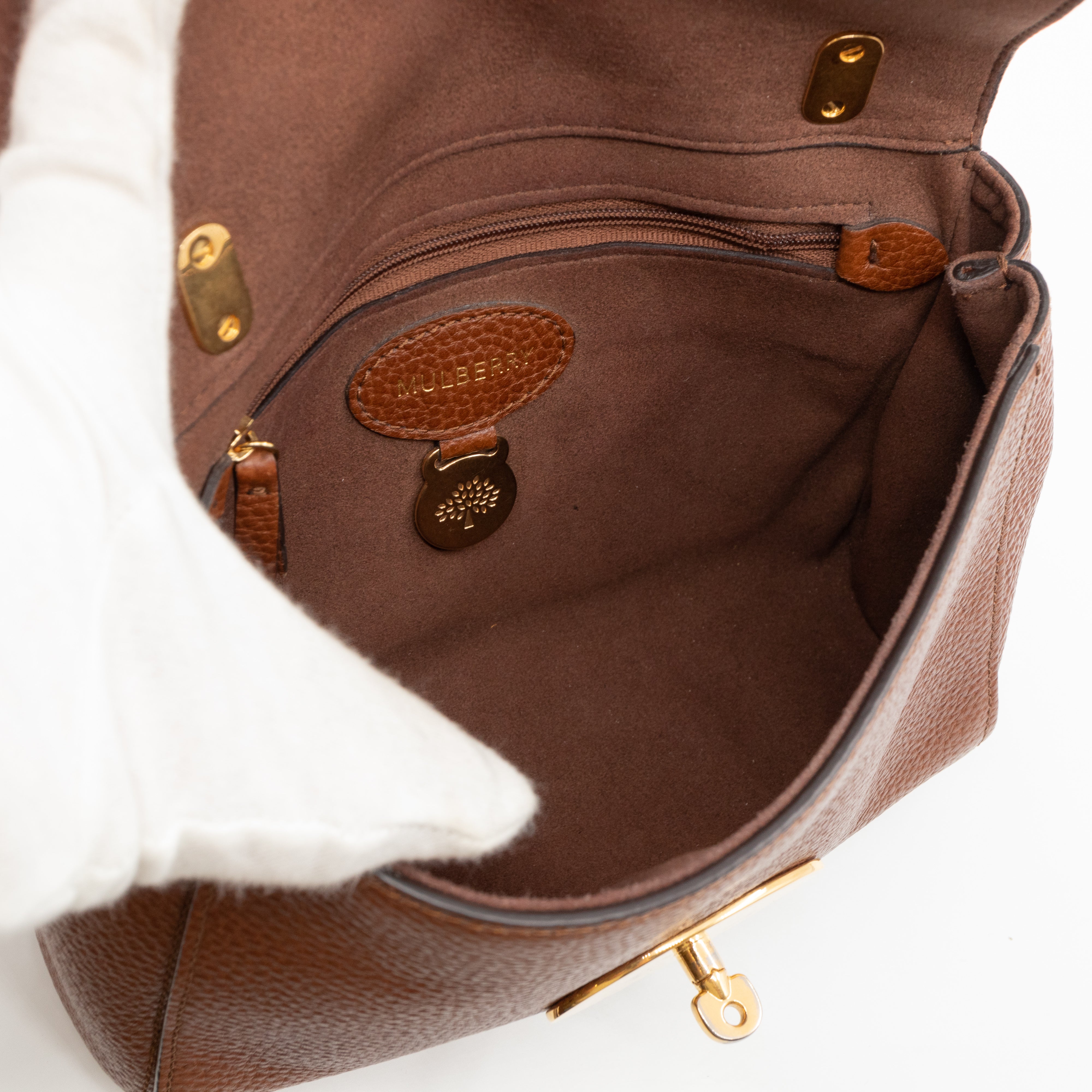 Lily Small Oak Leather