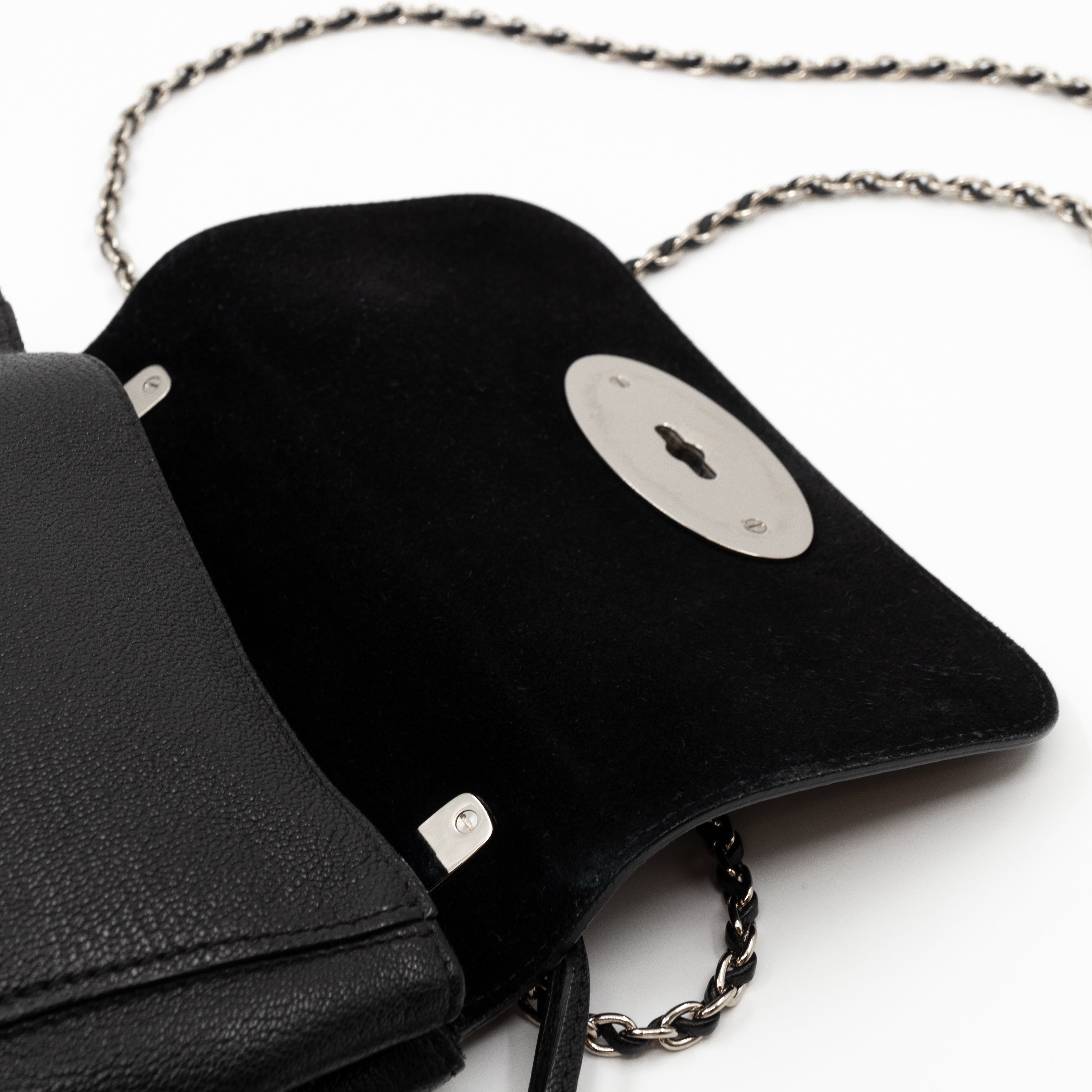 Lily Small Black Leather