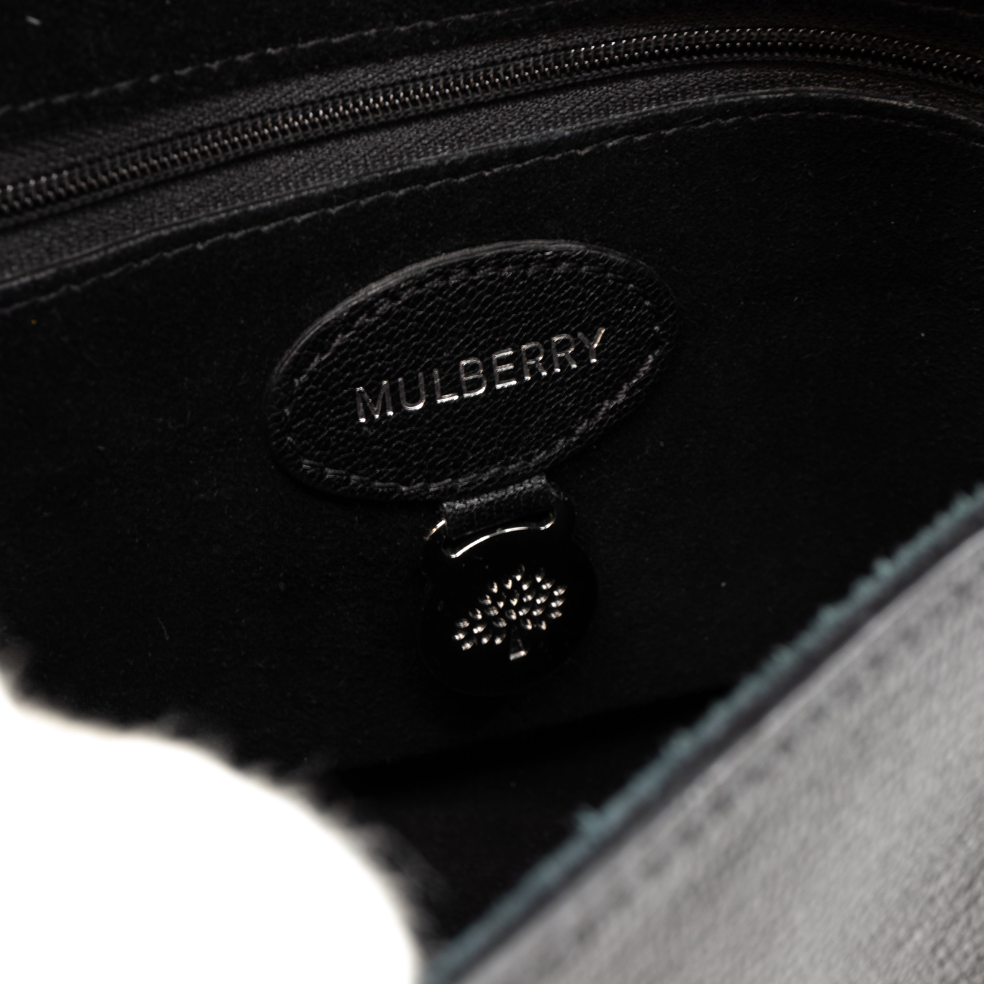 Lily Small Black Leather