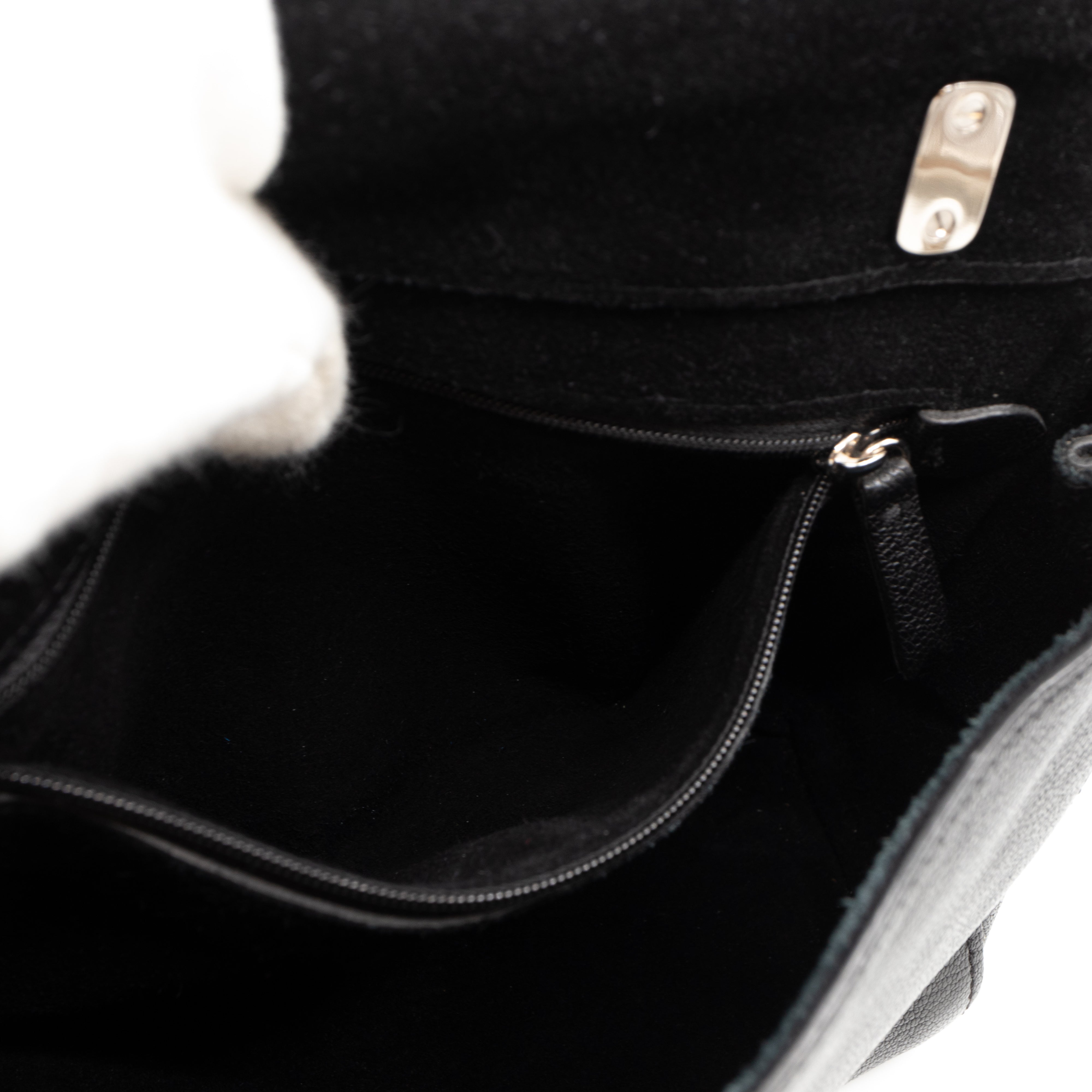 Lily Small Black Leather