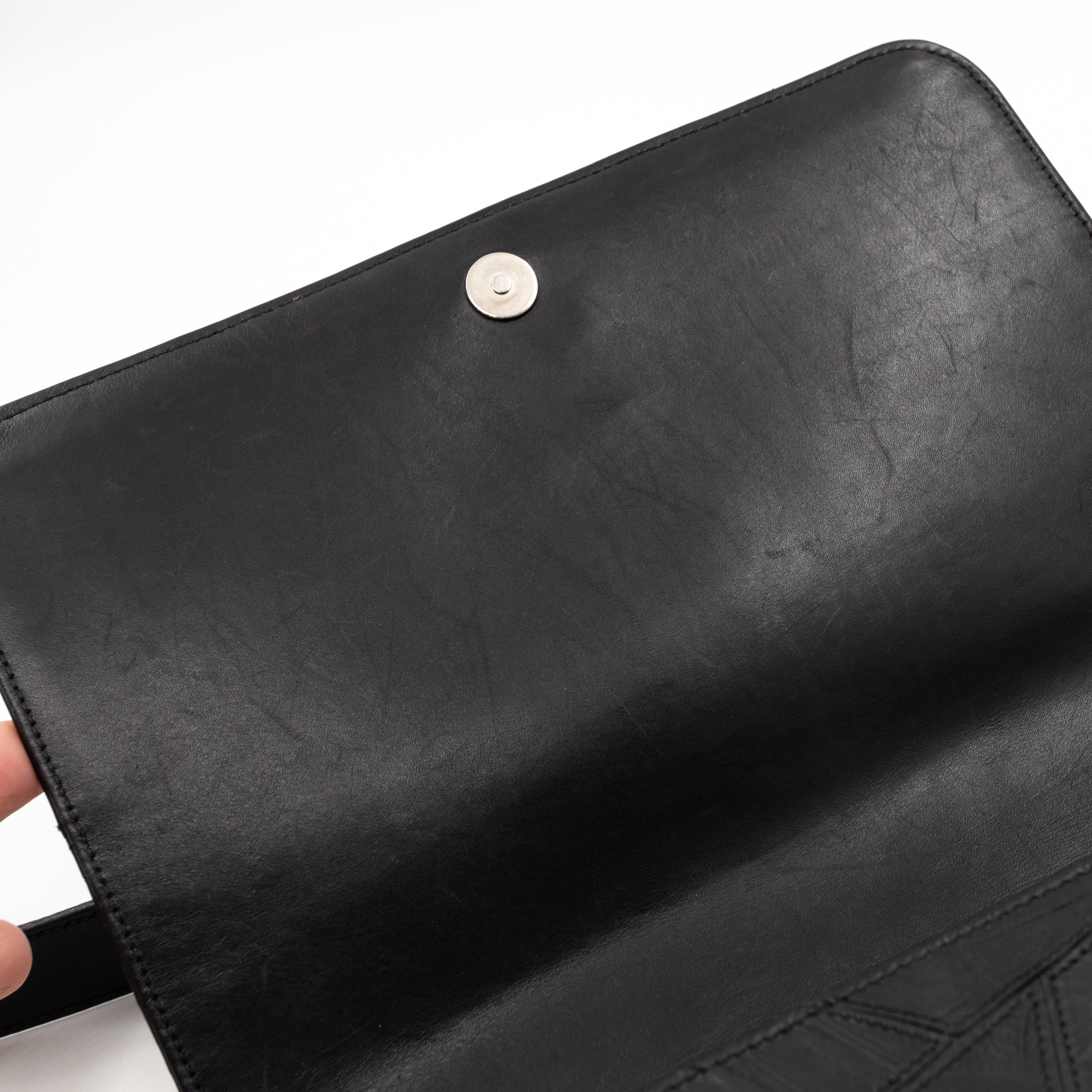 Monogram Université Medium Embossed Black Leather