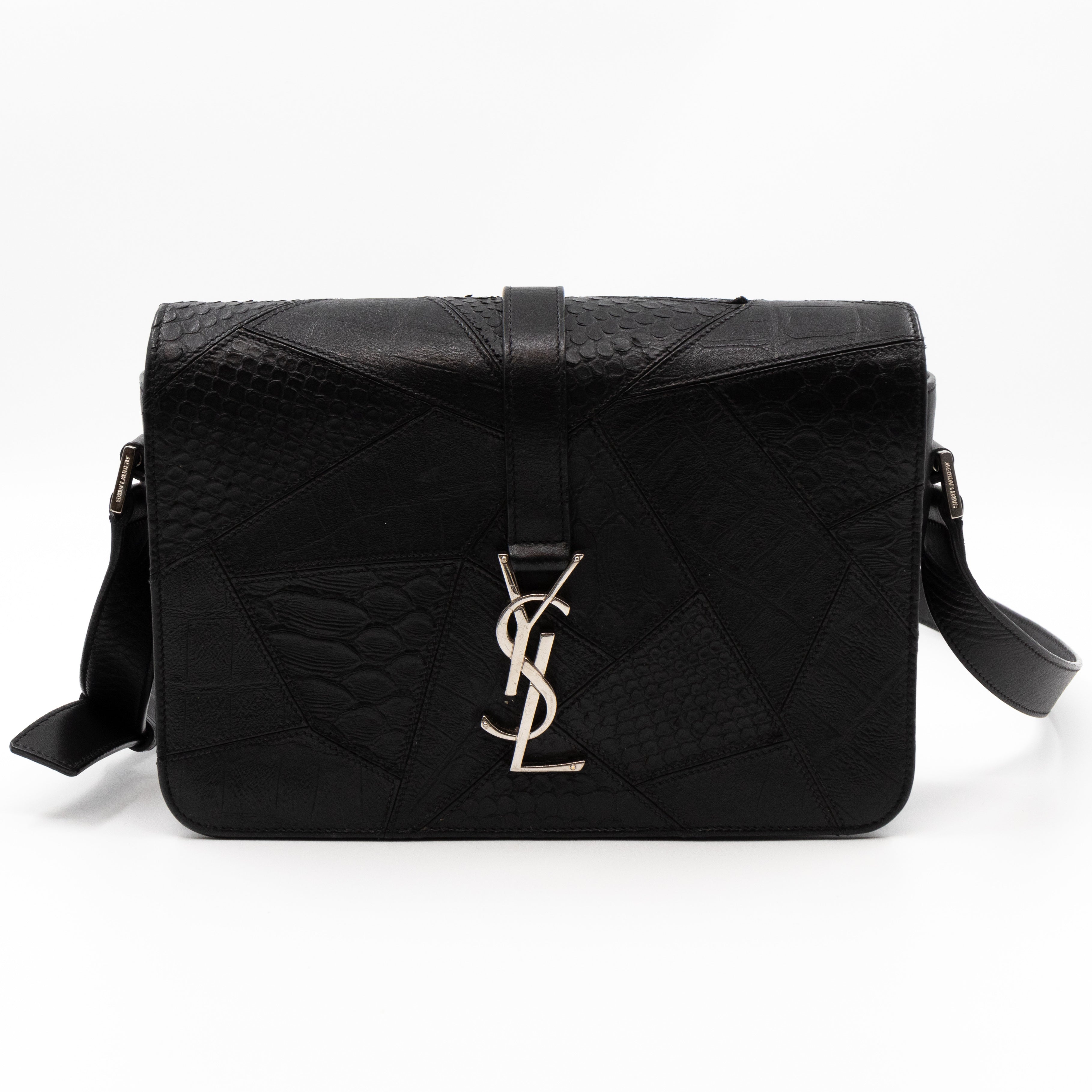 Monogram Université Medium Embossed Black Leather
