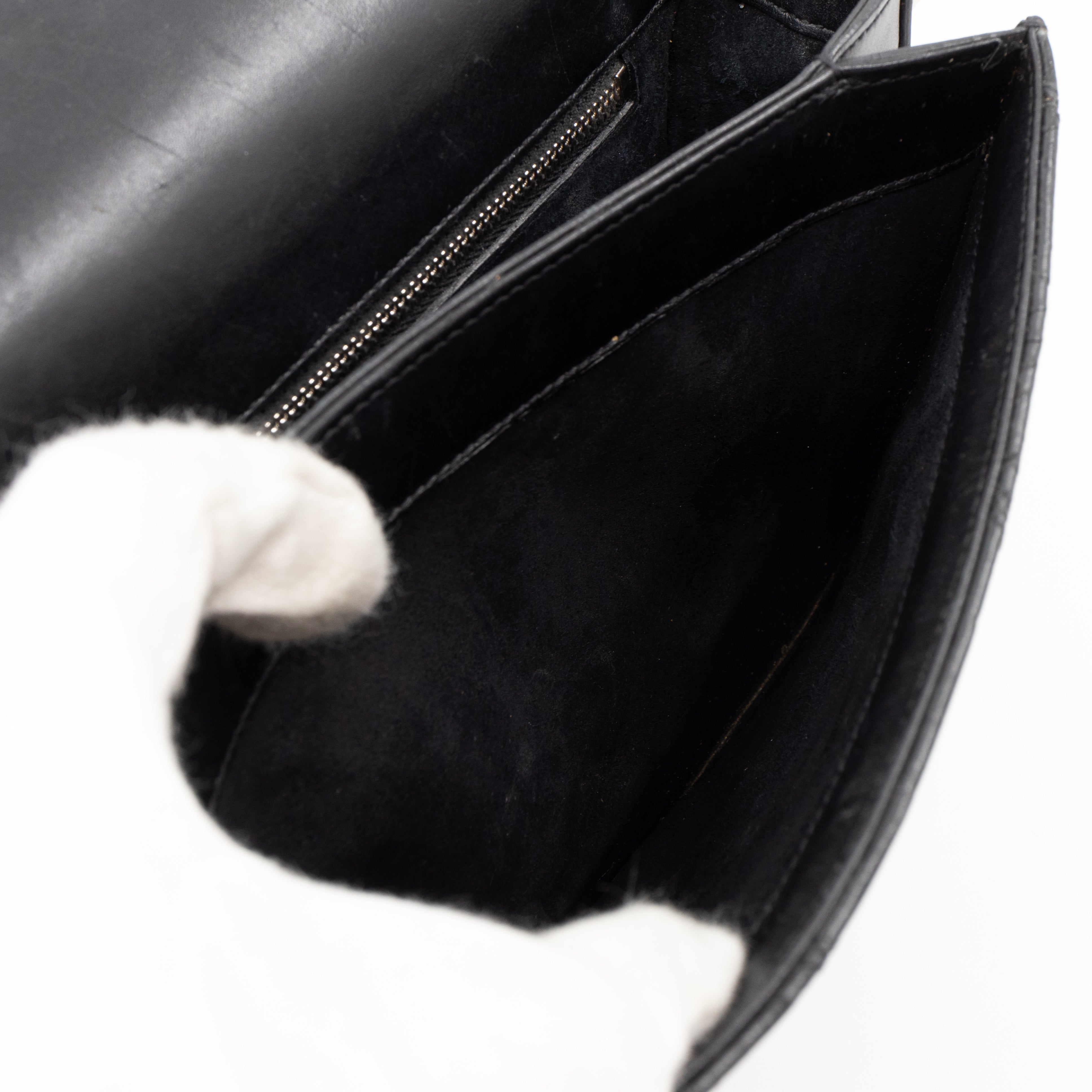 Monogram Université Medium Embossed Black Leather