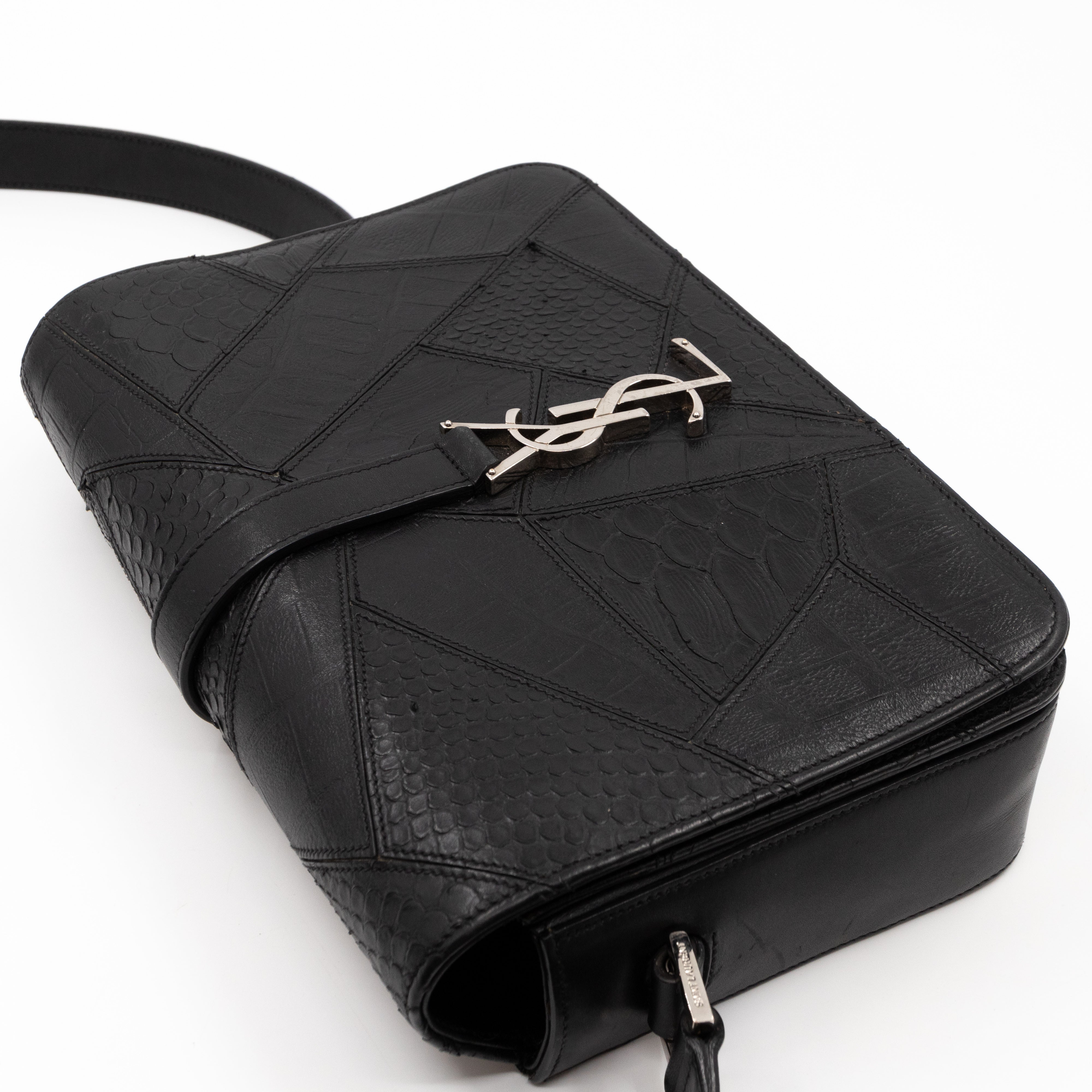 Monogram Université Medium Embossed Black Leather