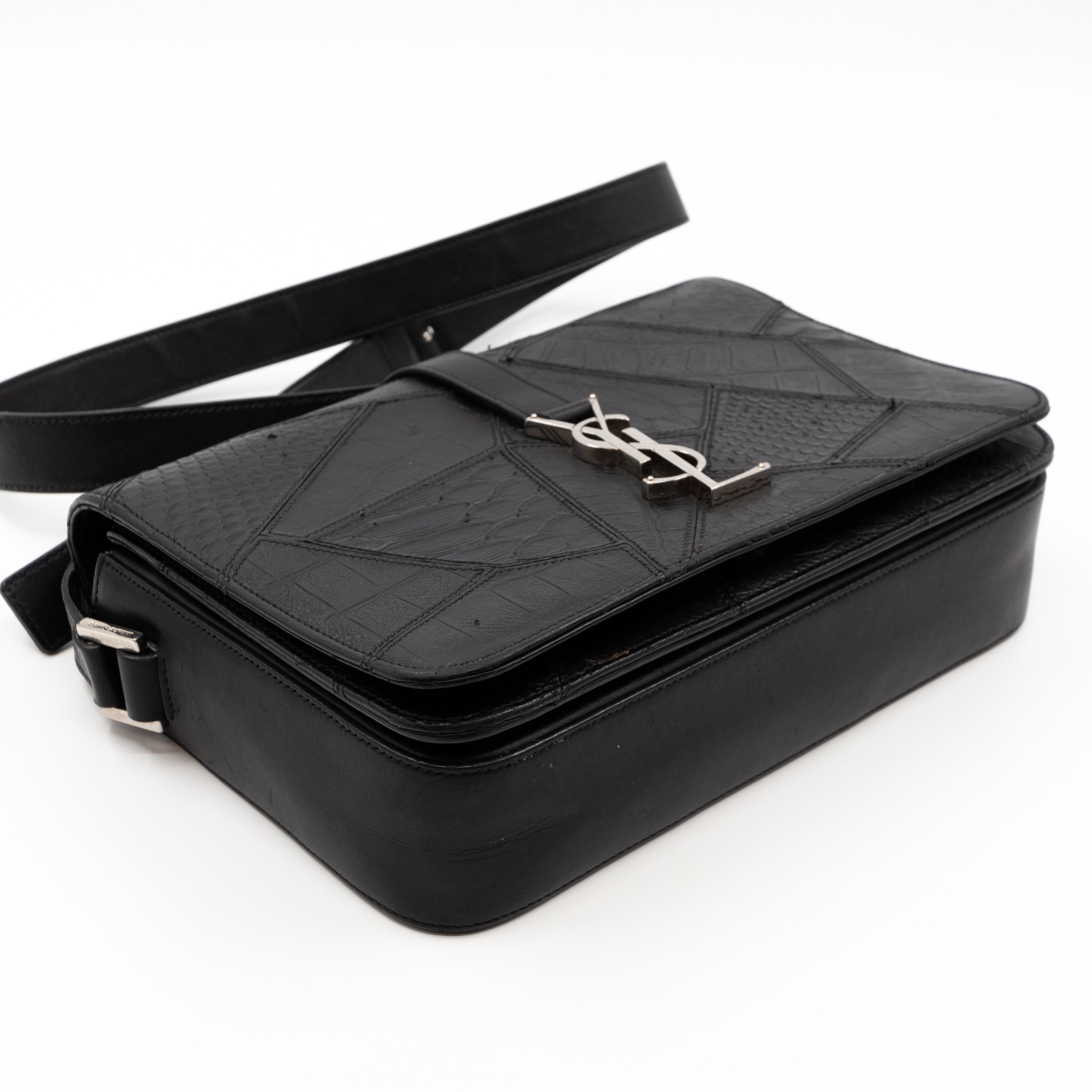 Monogram Université Medium Embossed Black Leather