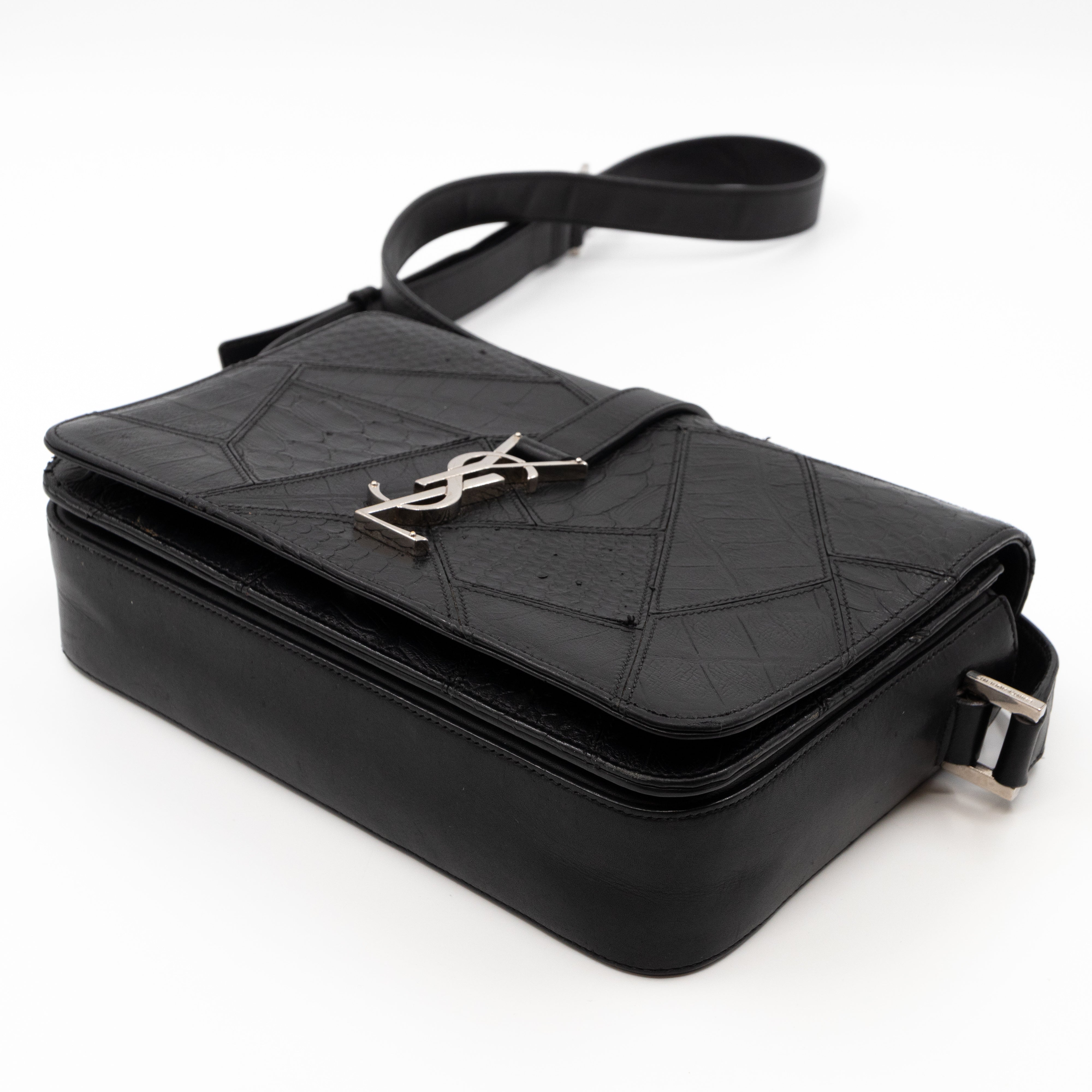 Monogram Université Medium Embossed Black Leather