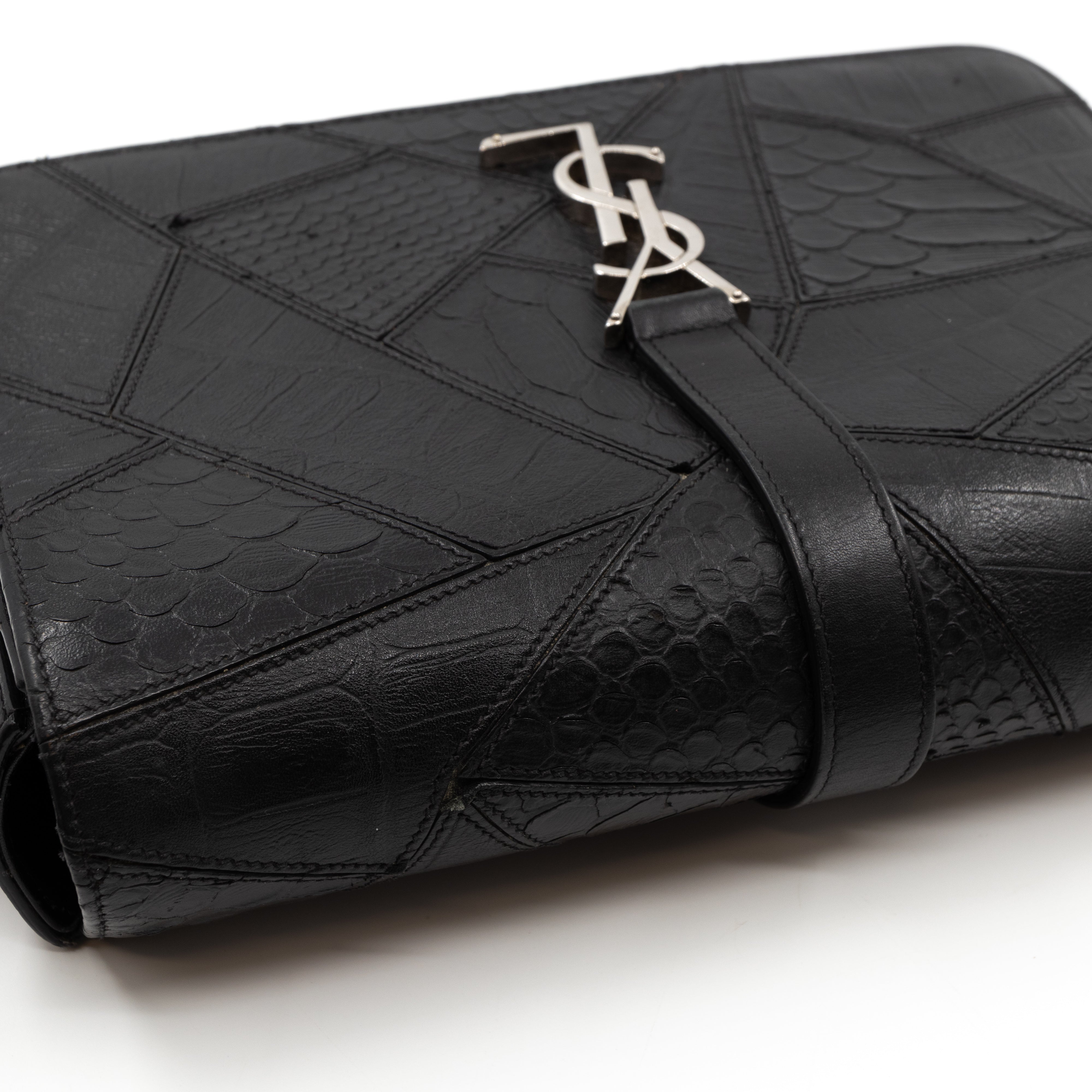 Monogram Université Medium Embossed Black Leather