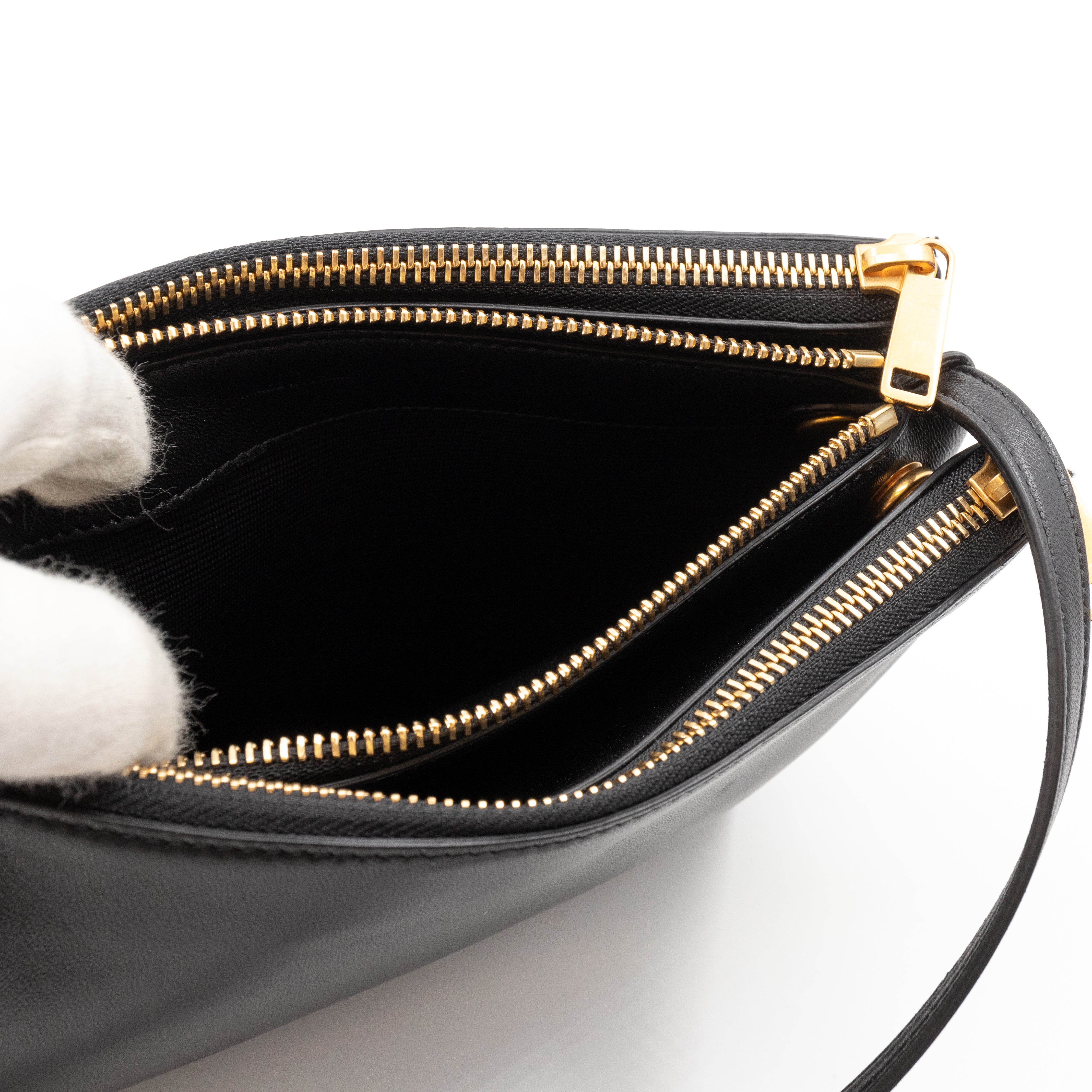 Trio Bag Black Leather