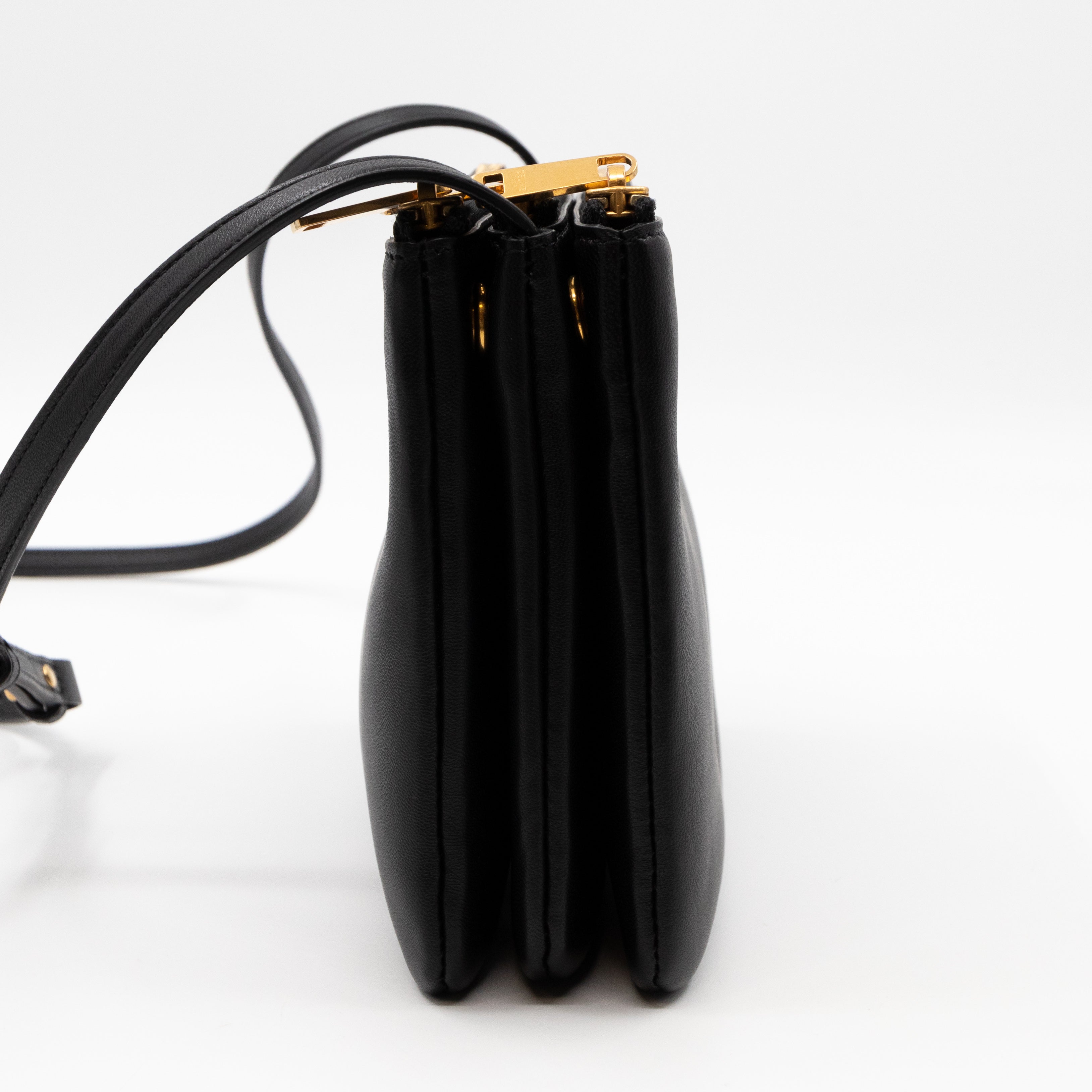 Trio Bag Black Leather