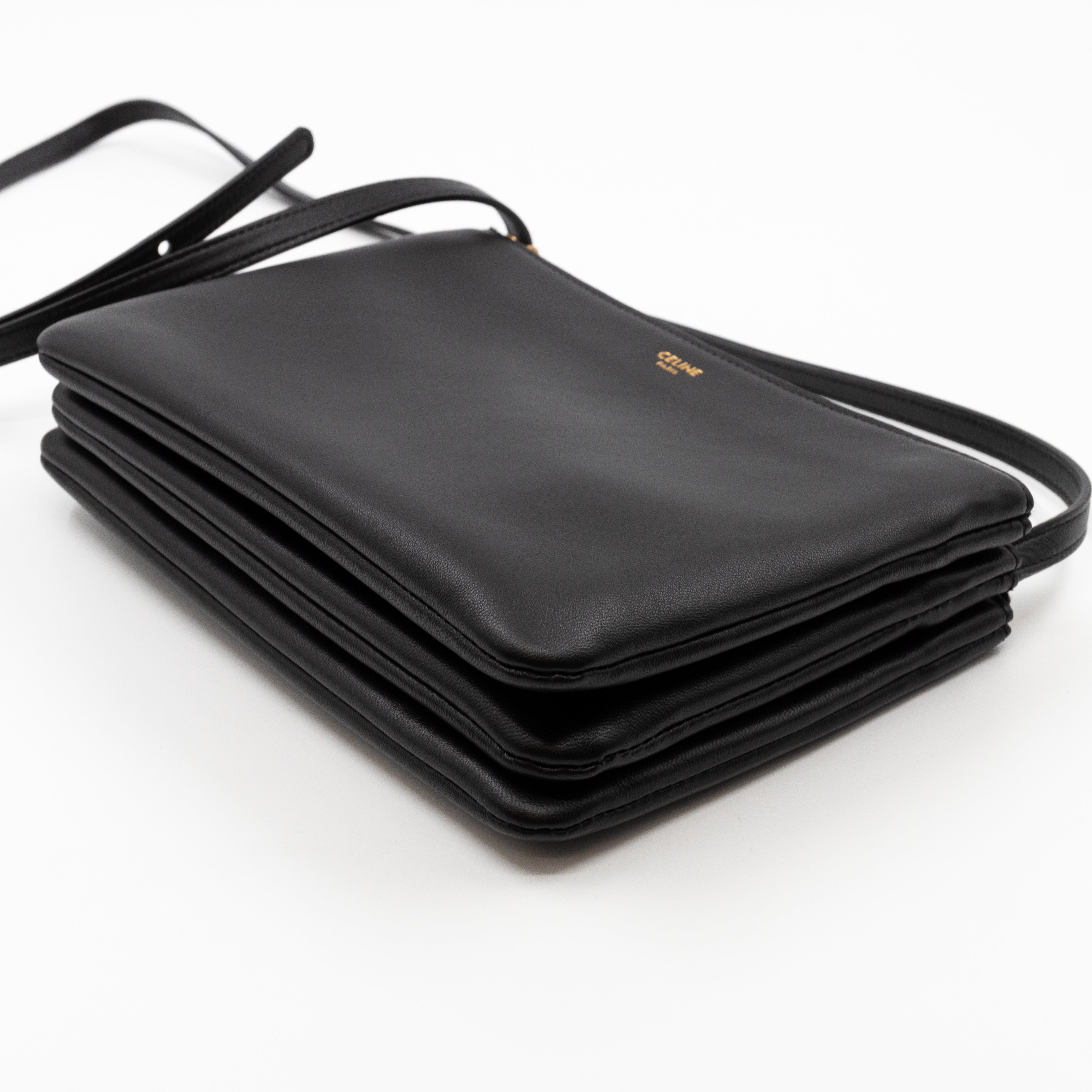 Trio Bag Black Leather