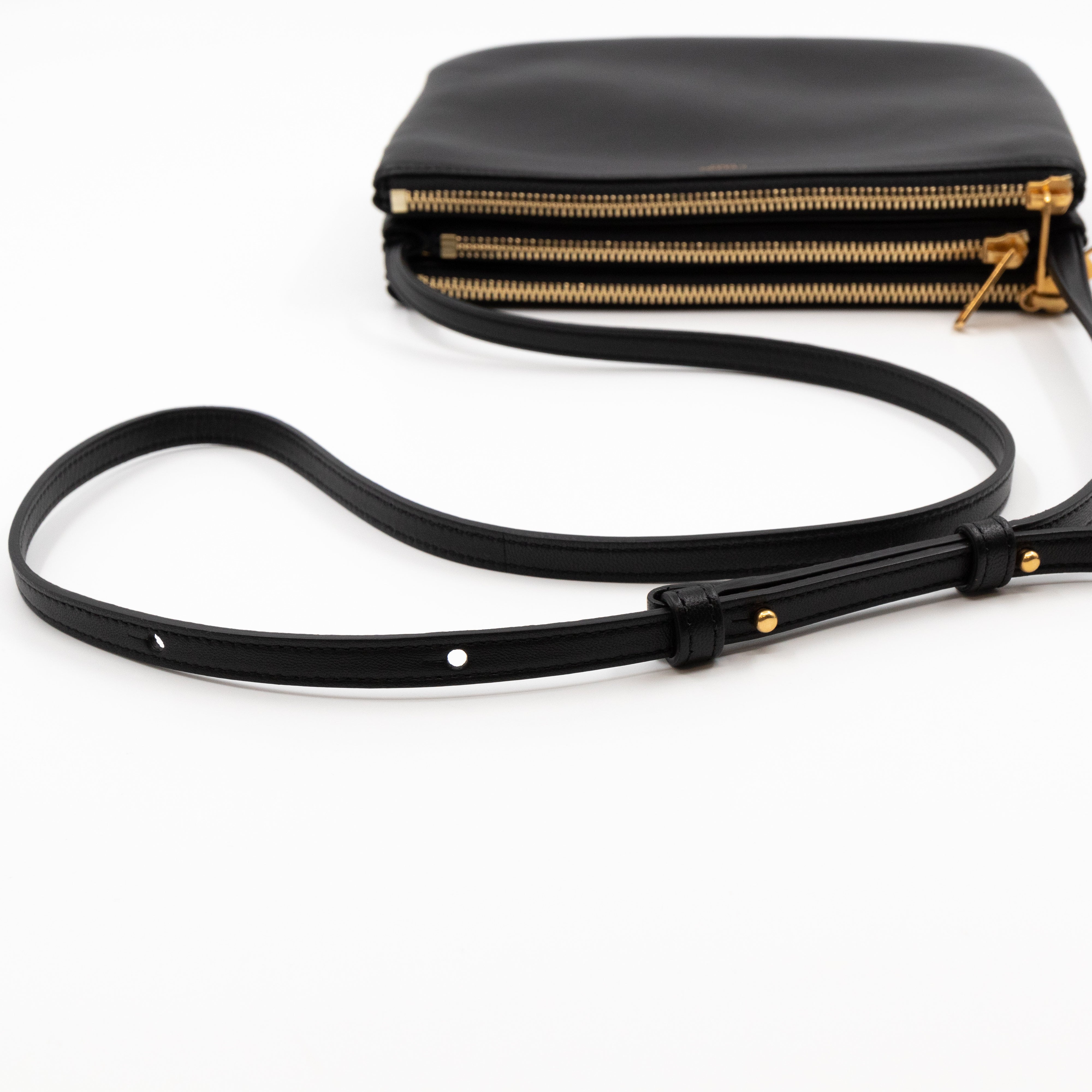 Trio Bag Black Leather