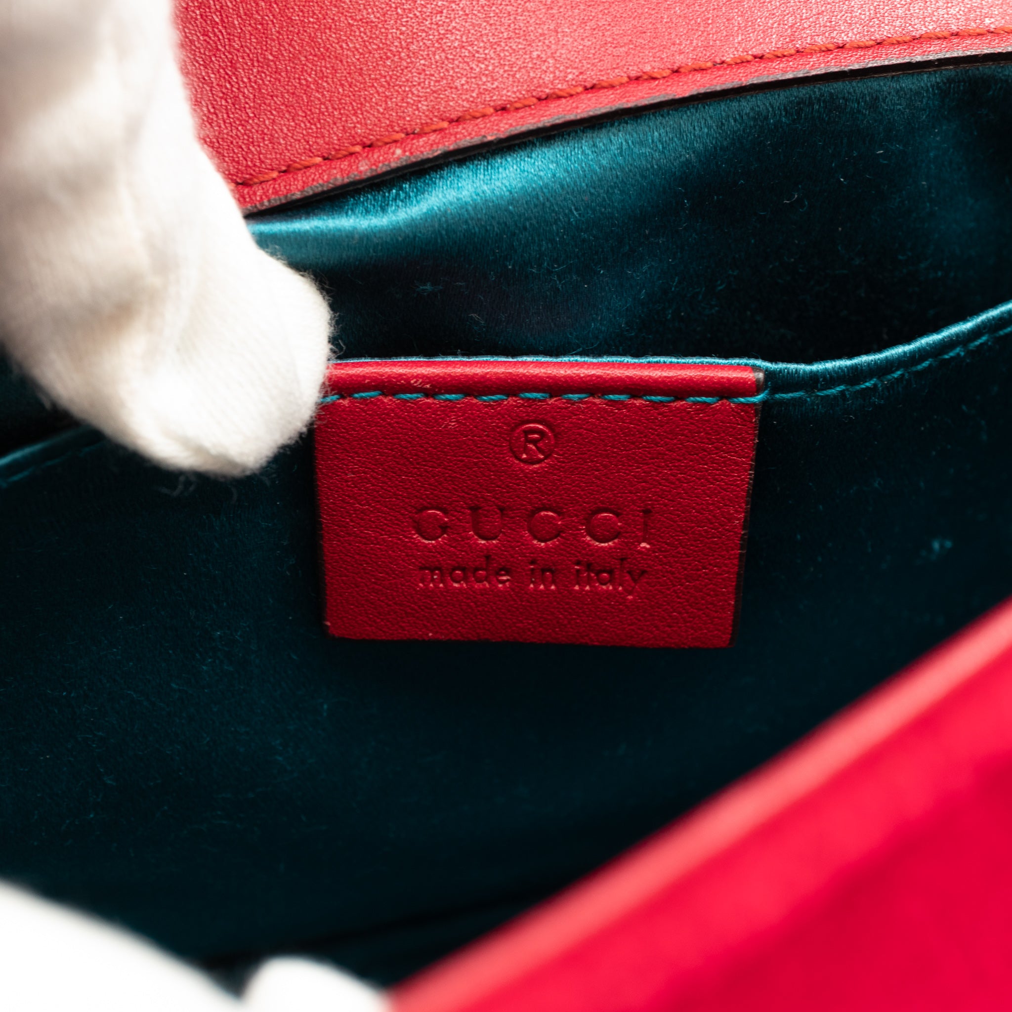 GG Marmont Flap Matelasse Mini Bag Red Velvet