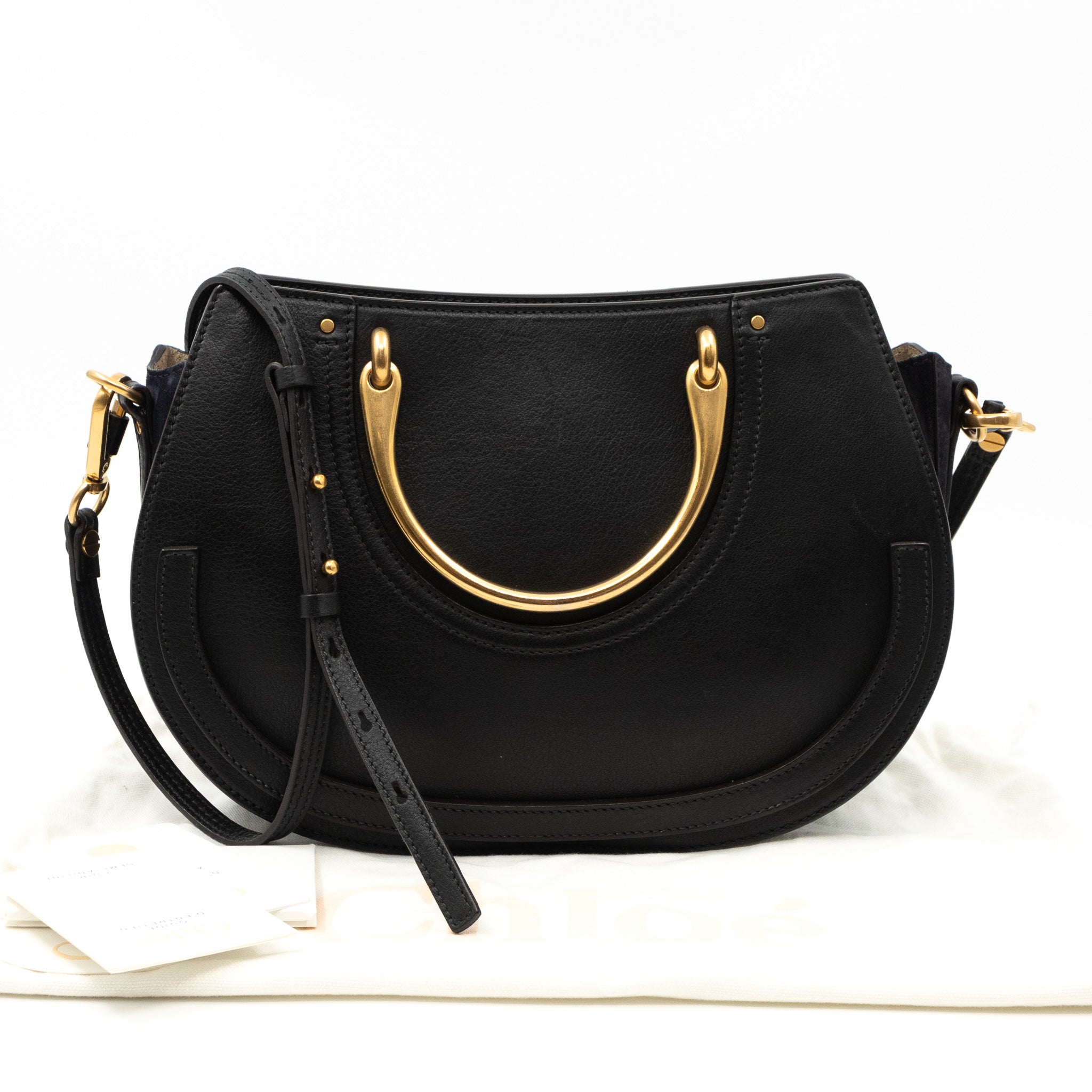 Pixie Bag Medium Leather & Suede