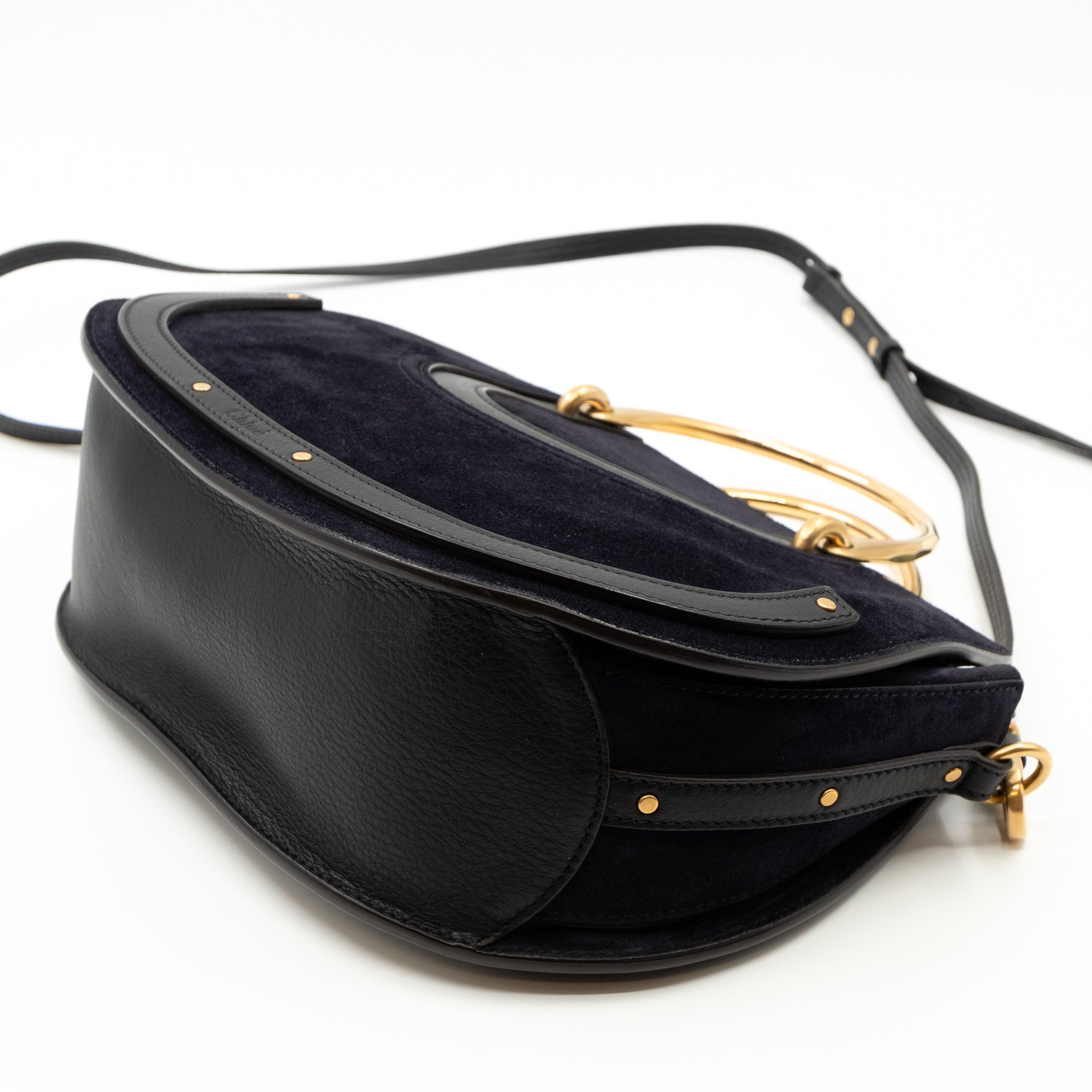 Pixie Bag Medium Leather & Suede