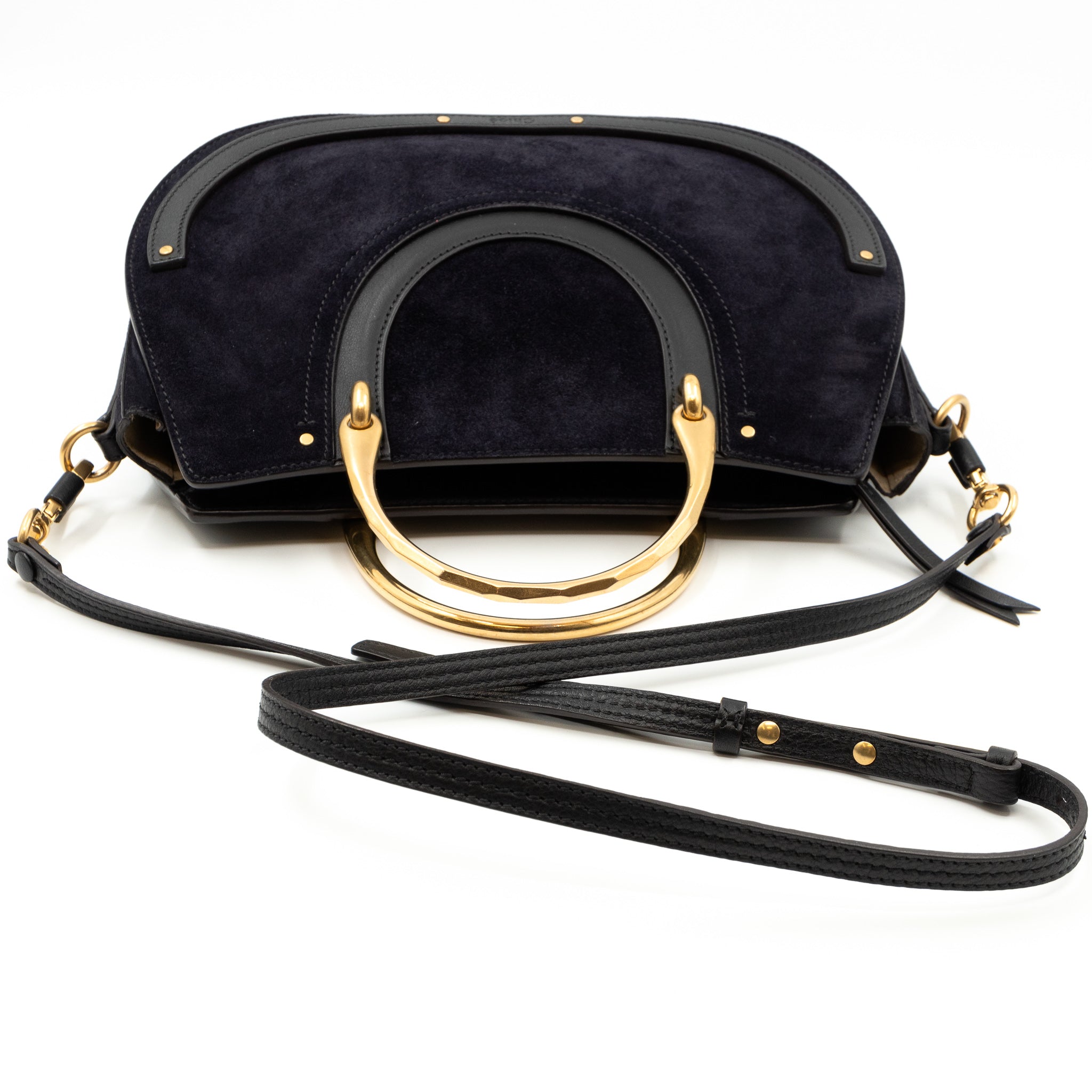 Pixie Bag Medium Leather & Suede