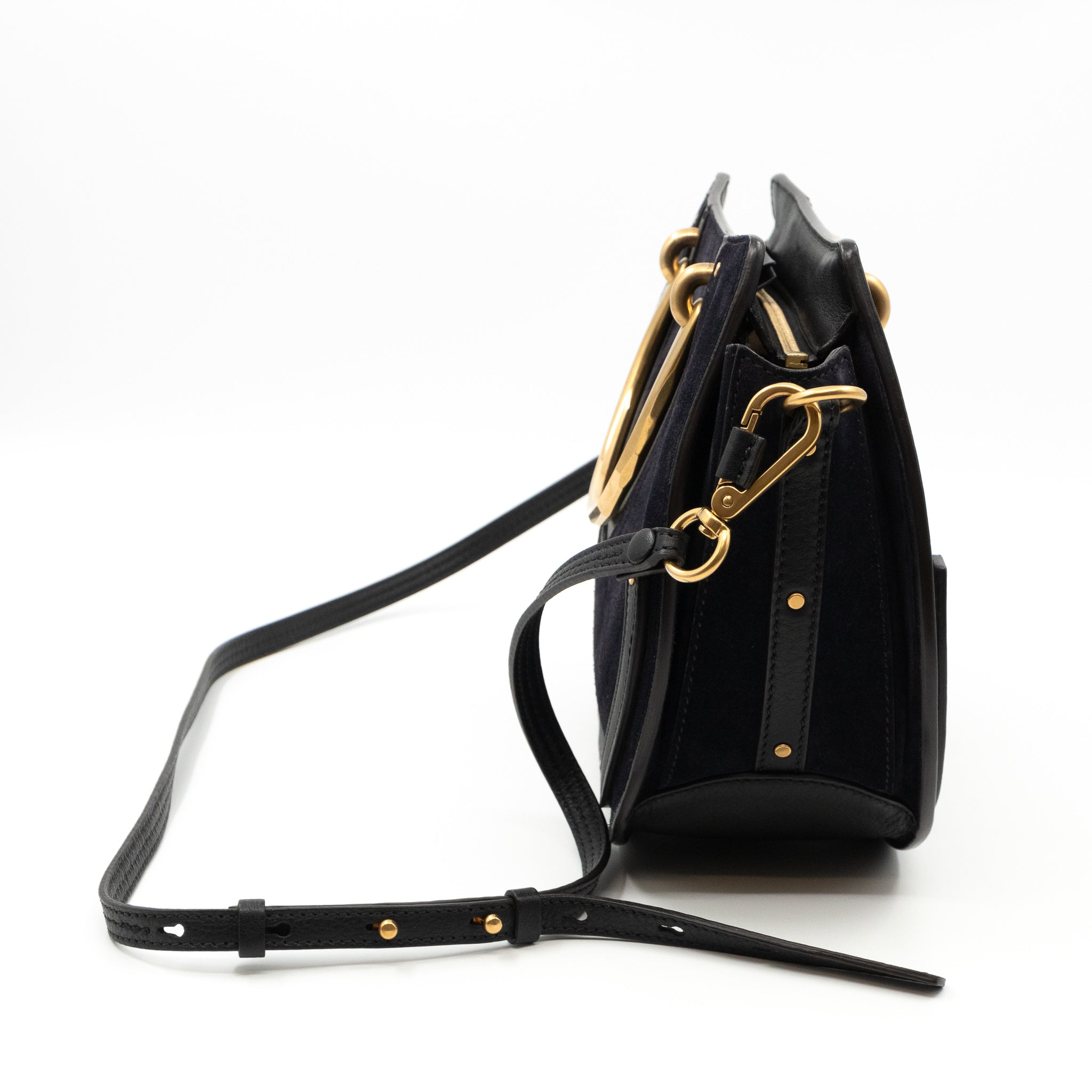 Pixie Bag Medium Leather & Suede