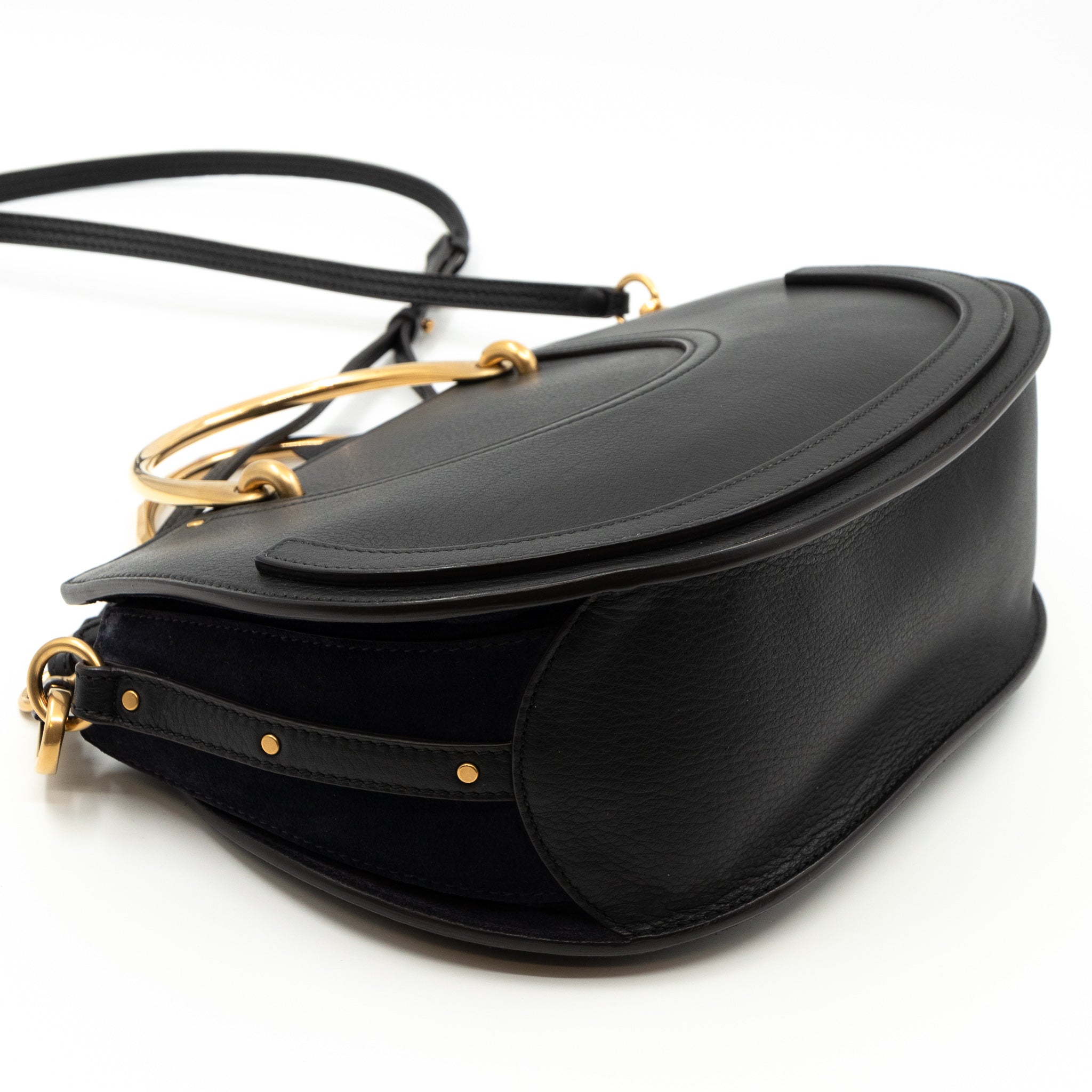 Pixie Bag Medium Leather & Suede