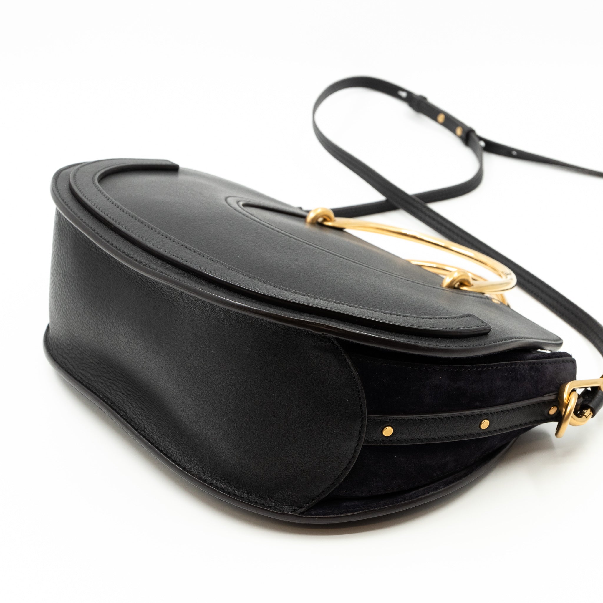 Pixie Bag Medium Leather & Suede