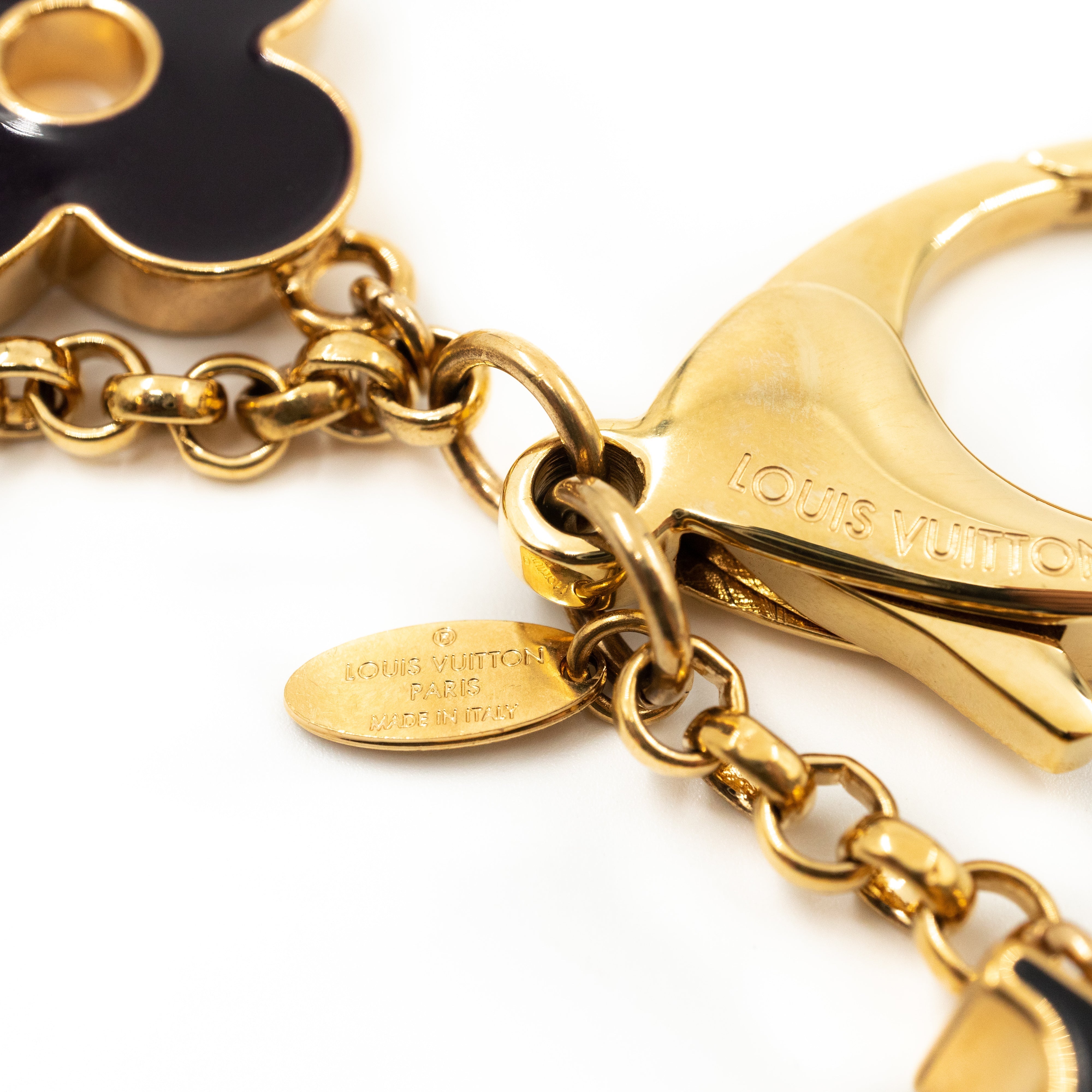 Fleur de Monogram Bag Charm