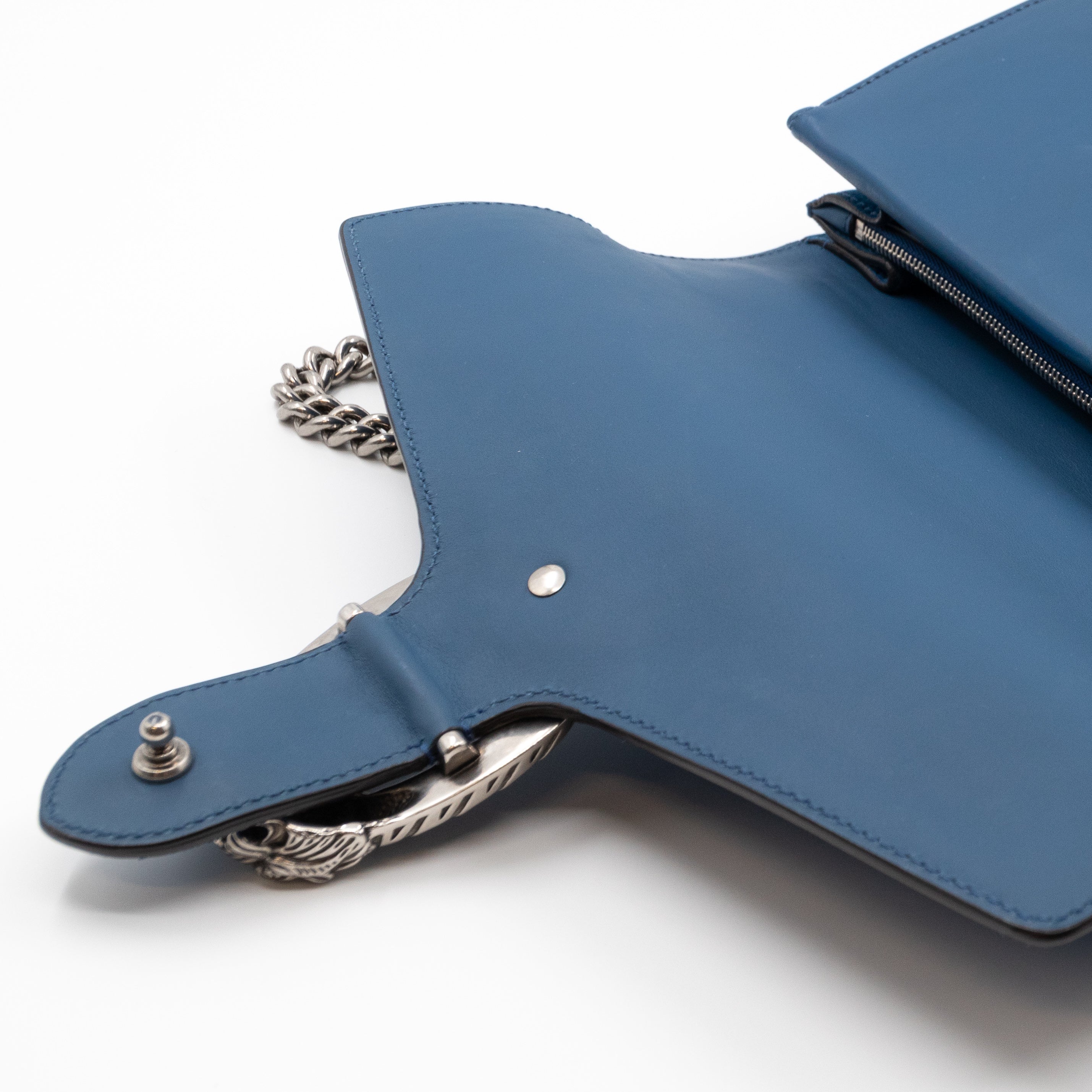 Dionysus Medium Blue Suede