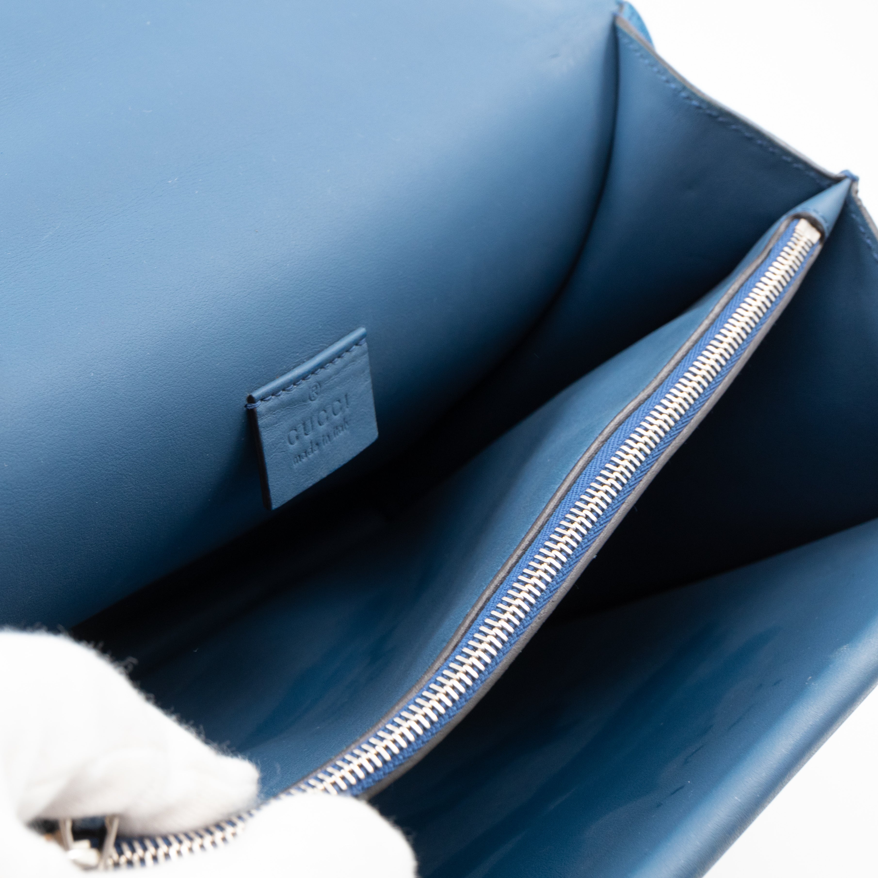 Dionysus Medium Blue Suede