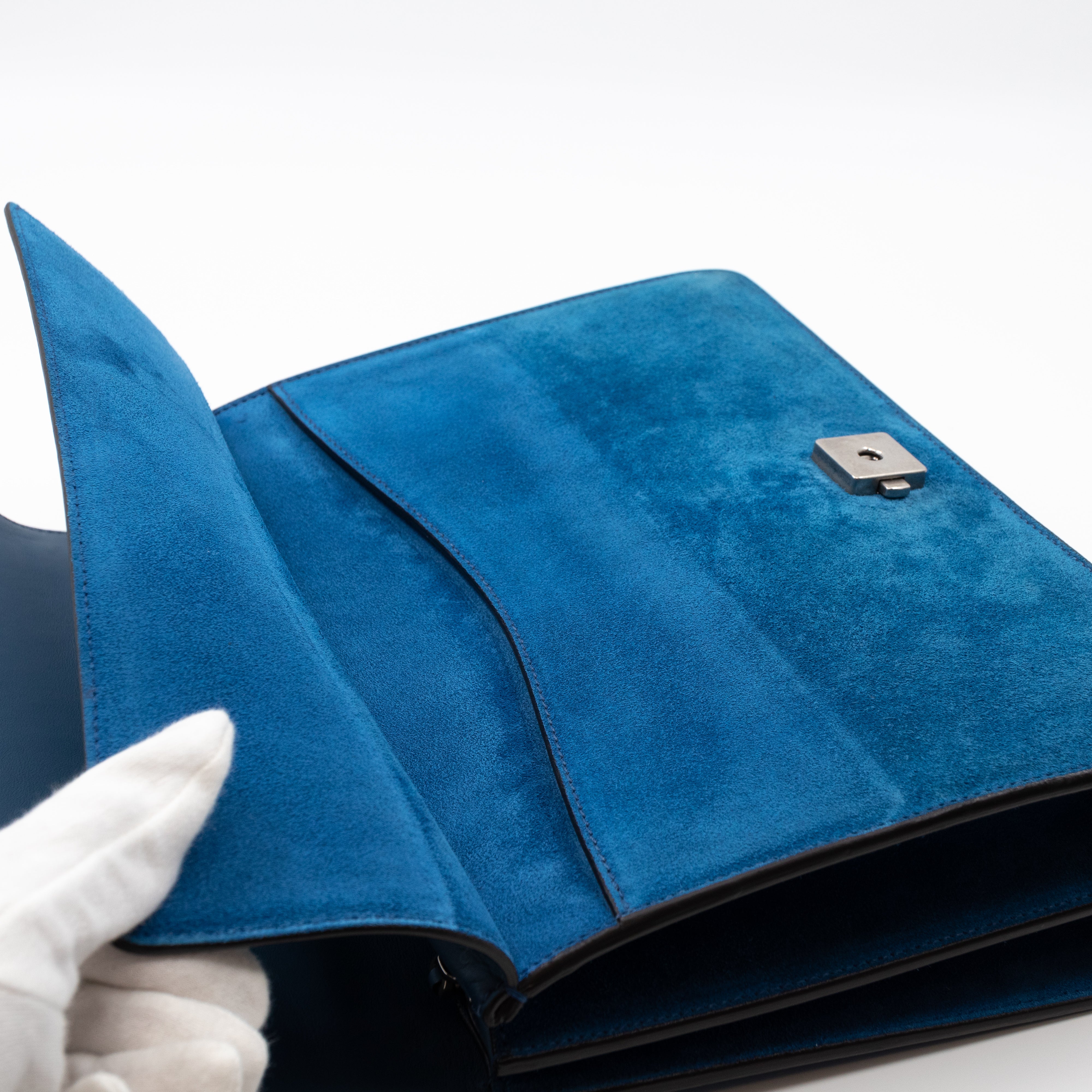 Dionysus Medium Blue Suede