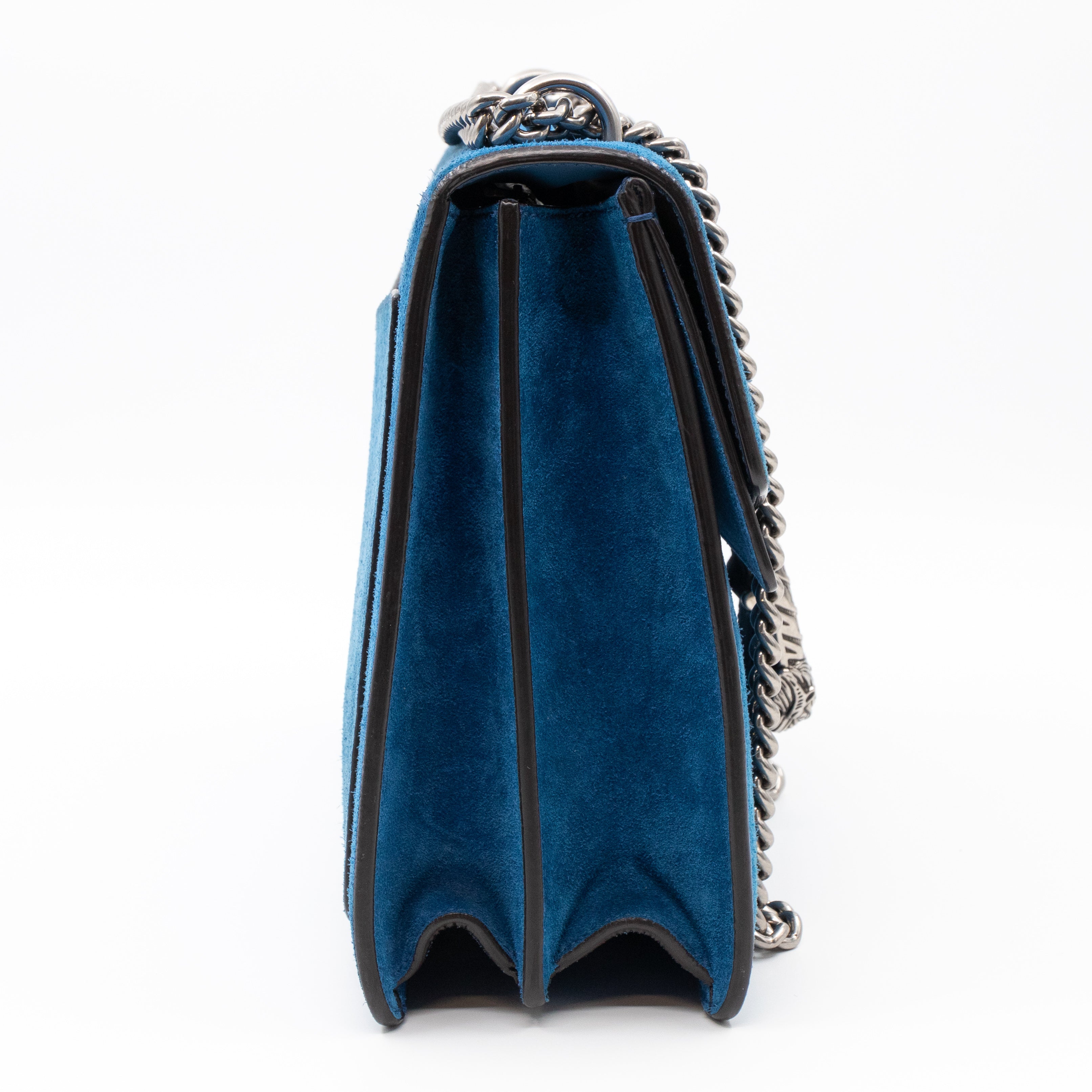 Dionysus Medium Blue Suede