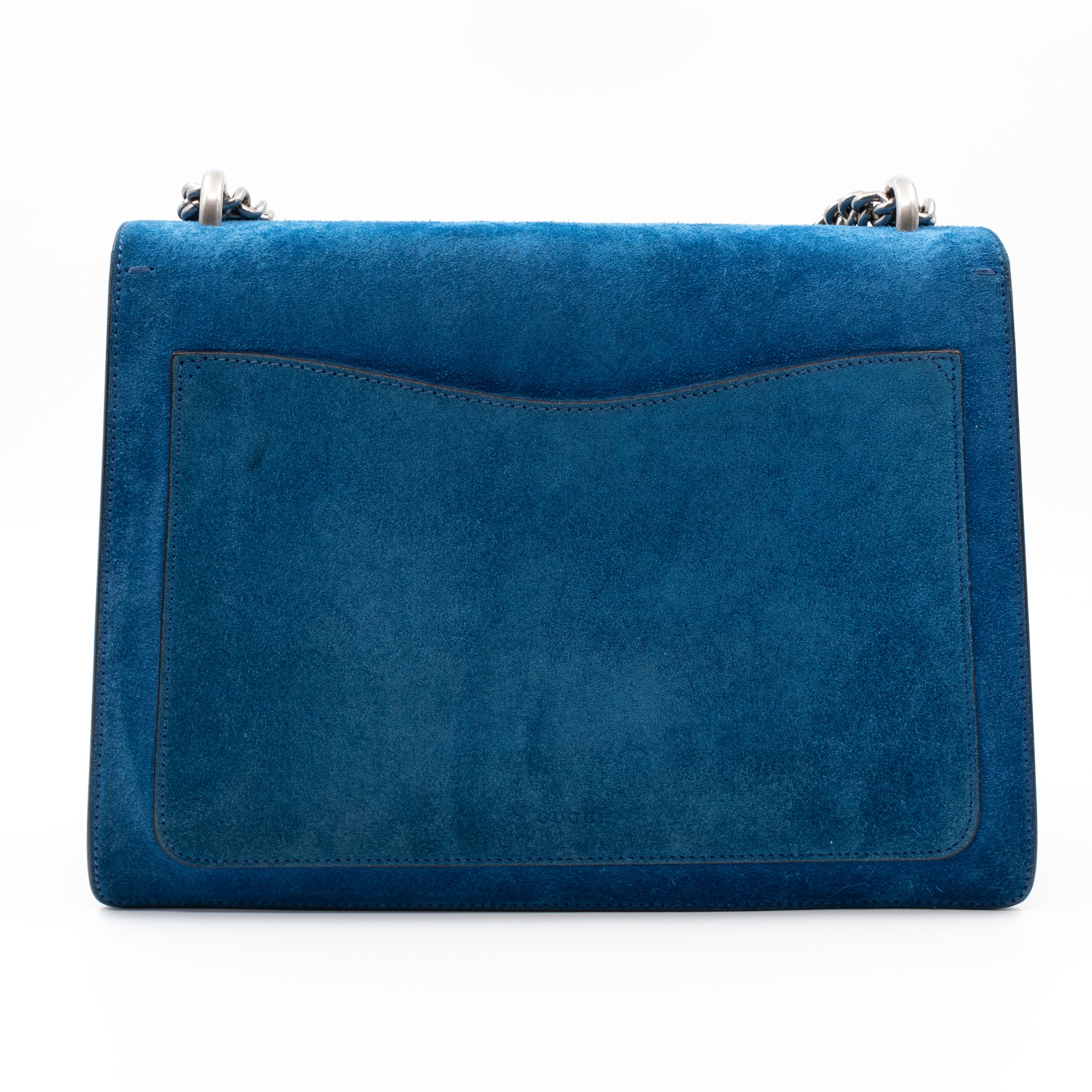 Dionysus Medium Blue Suede