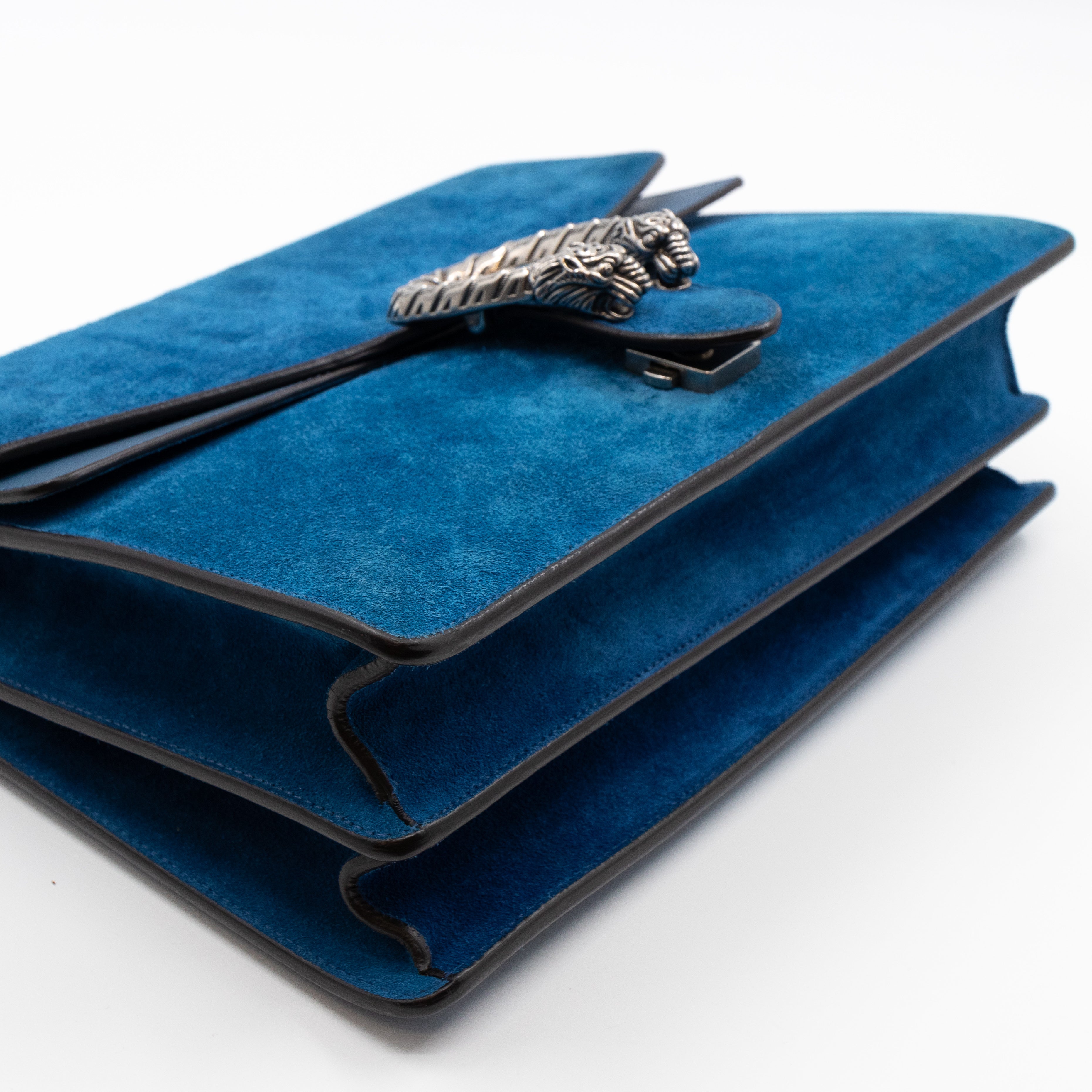 Dionysus Medium Blue Suede