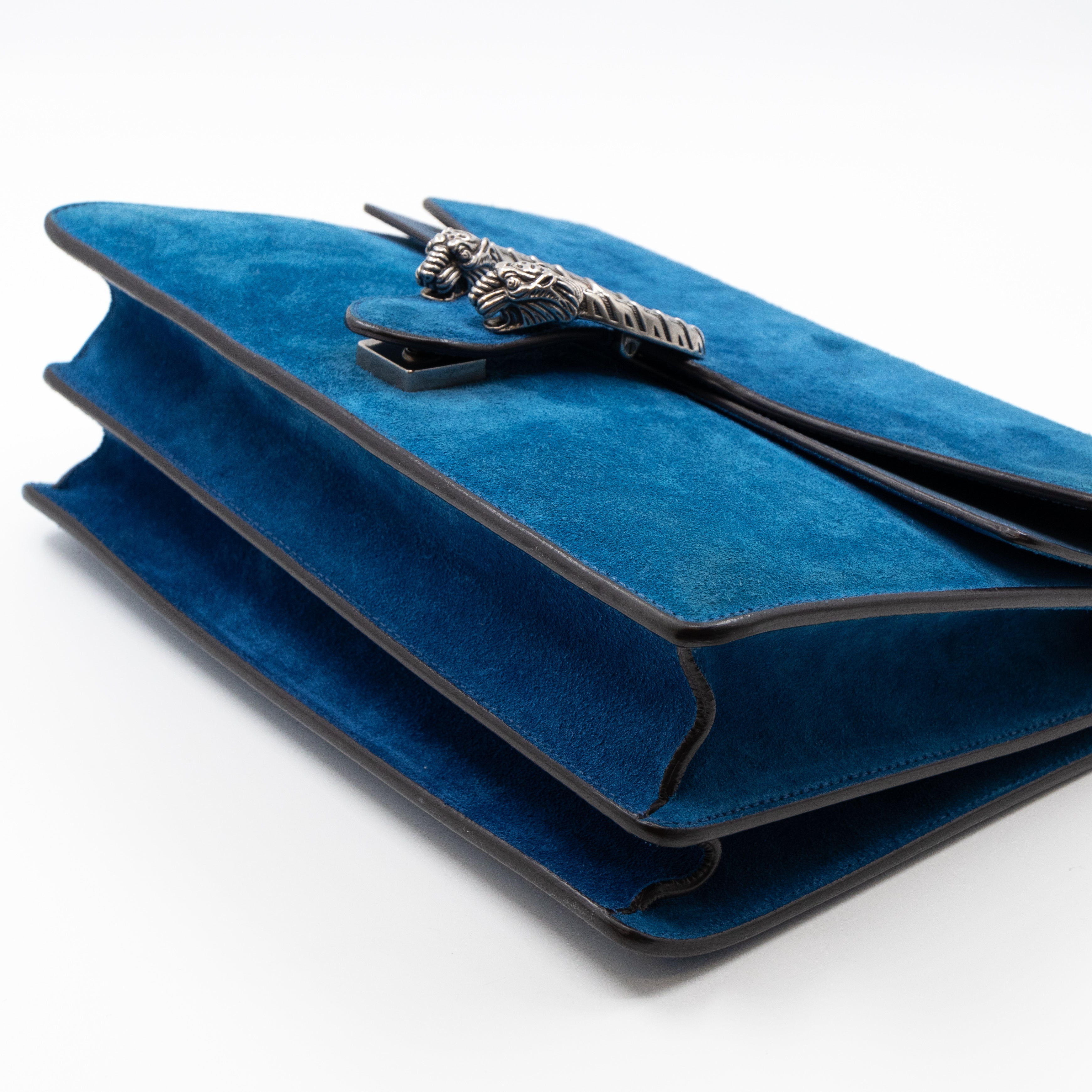 Dionysus Medium Blue Suede