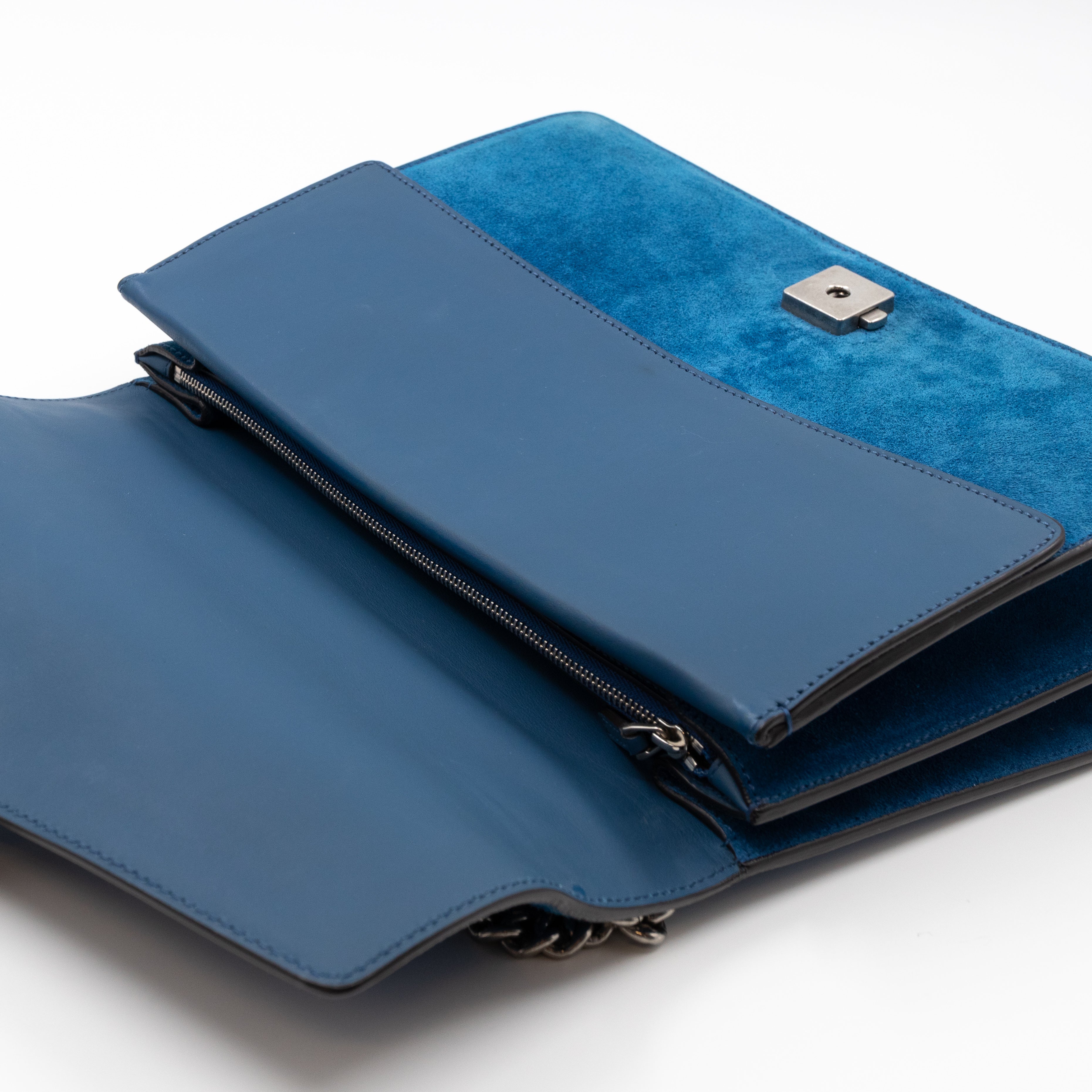 Dionysus Medium Blue Suede