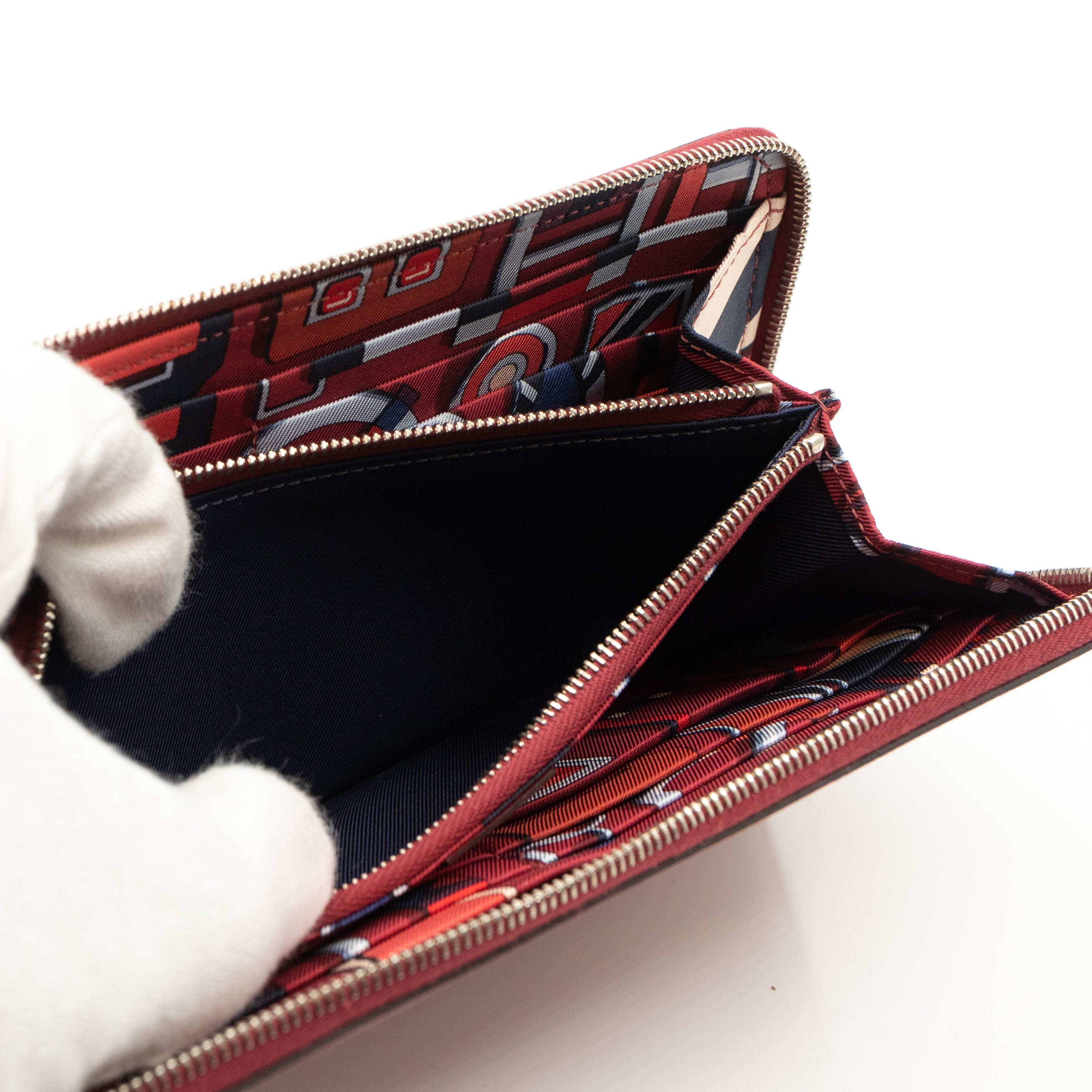 Silk'in Classic Wallet Rouge H Leather