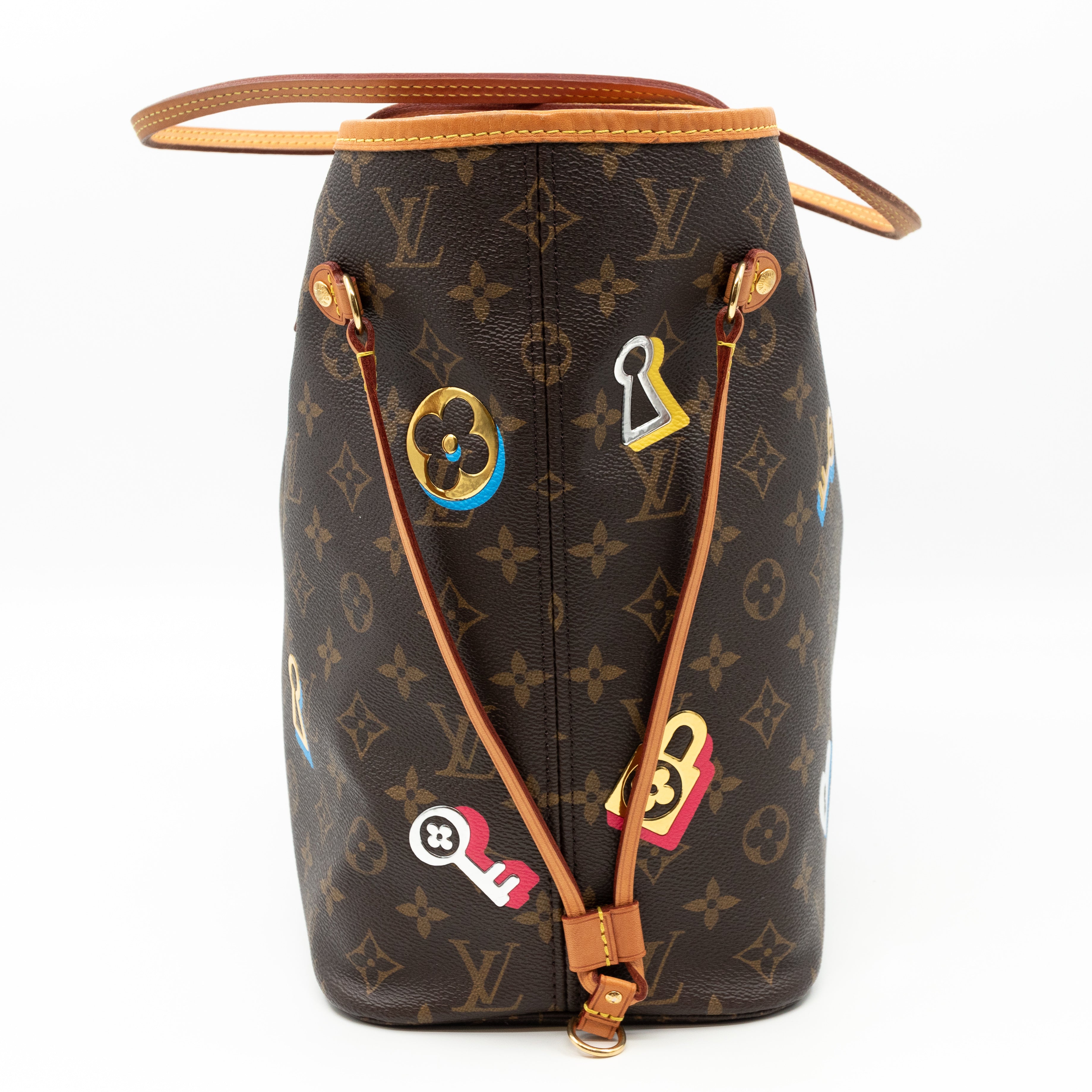 Neverfull MM Monogram Love Lock