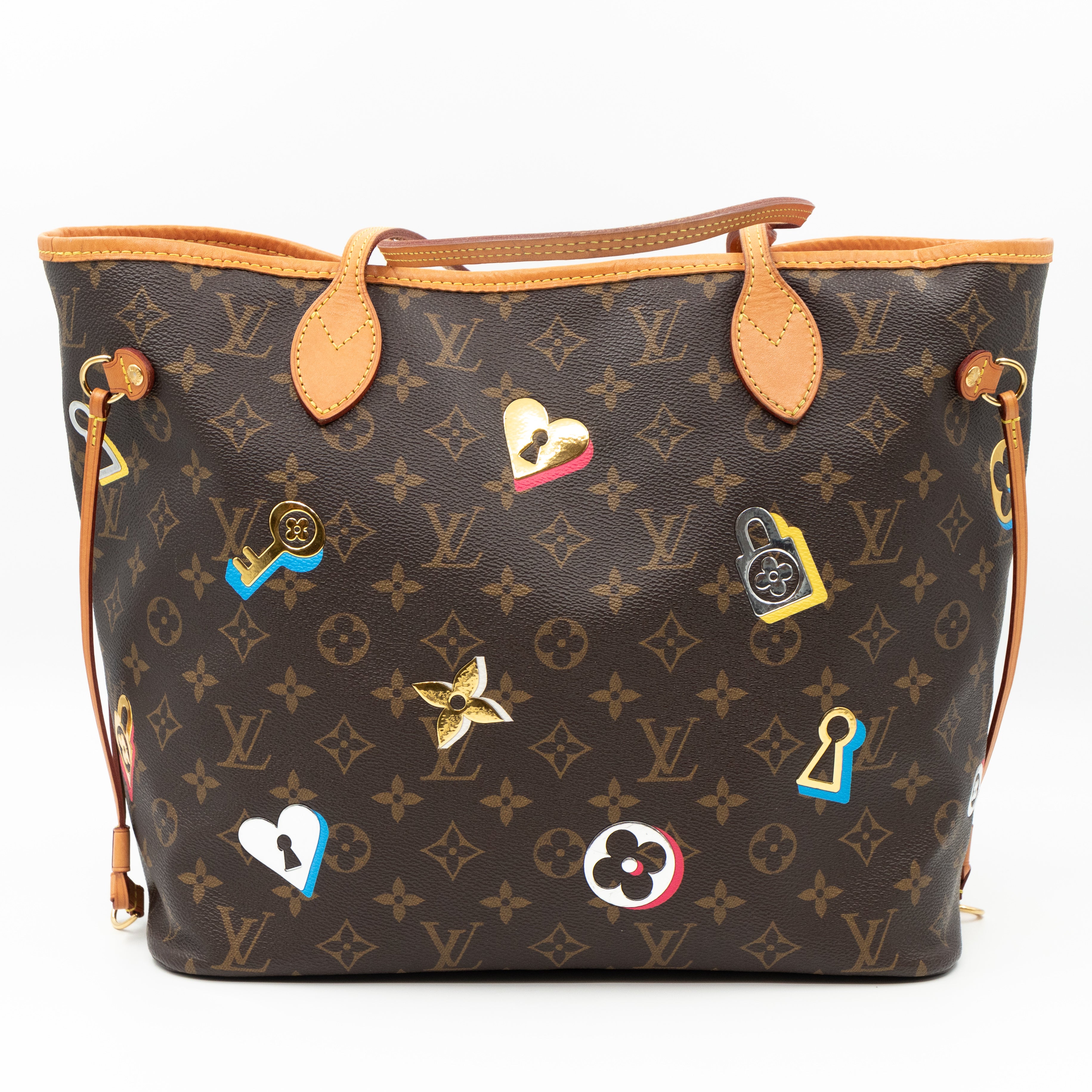 Neverfull MM Monogram Love Lock