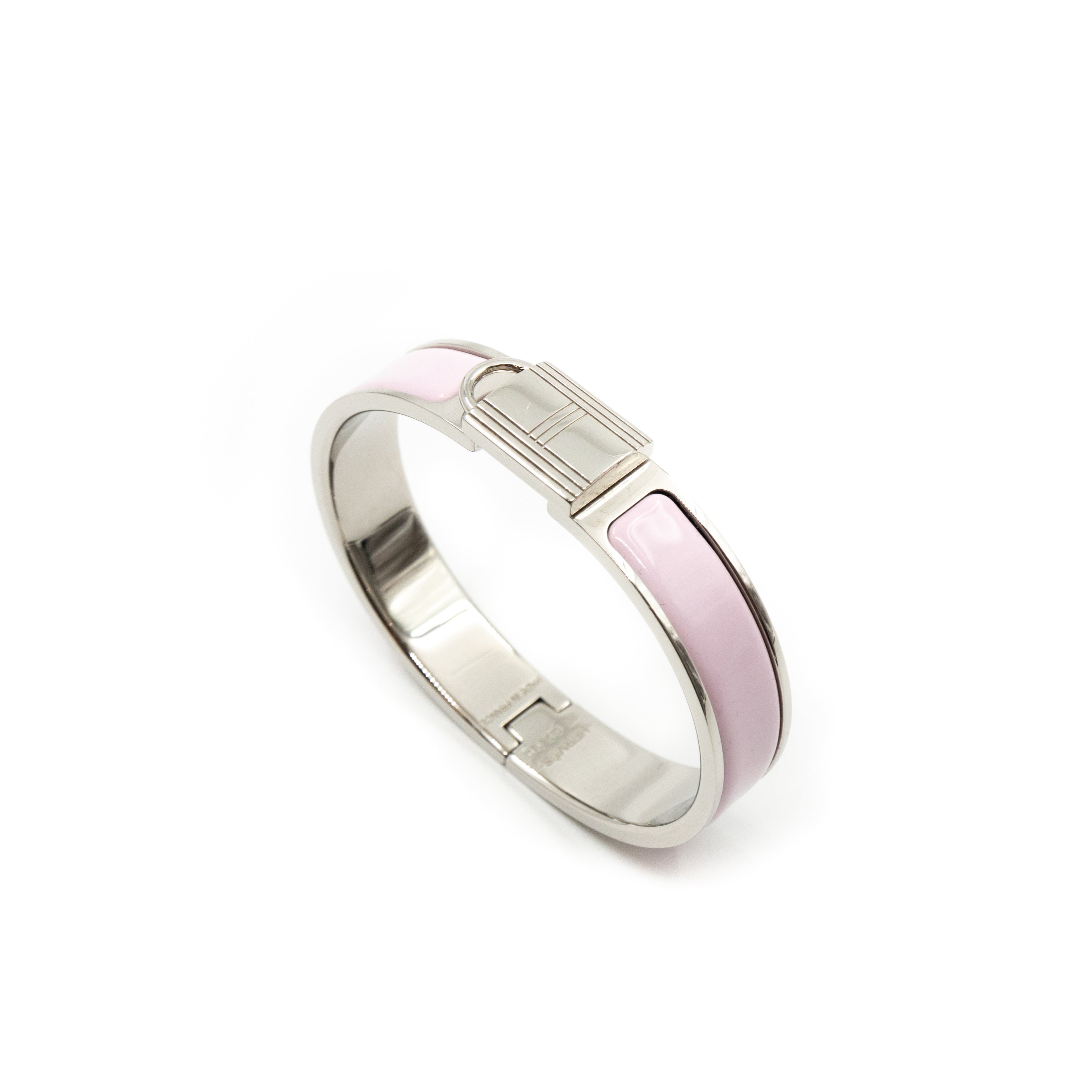 Clic Cadenas Bracelet Light Pink Silver