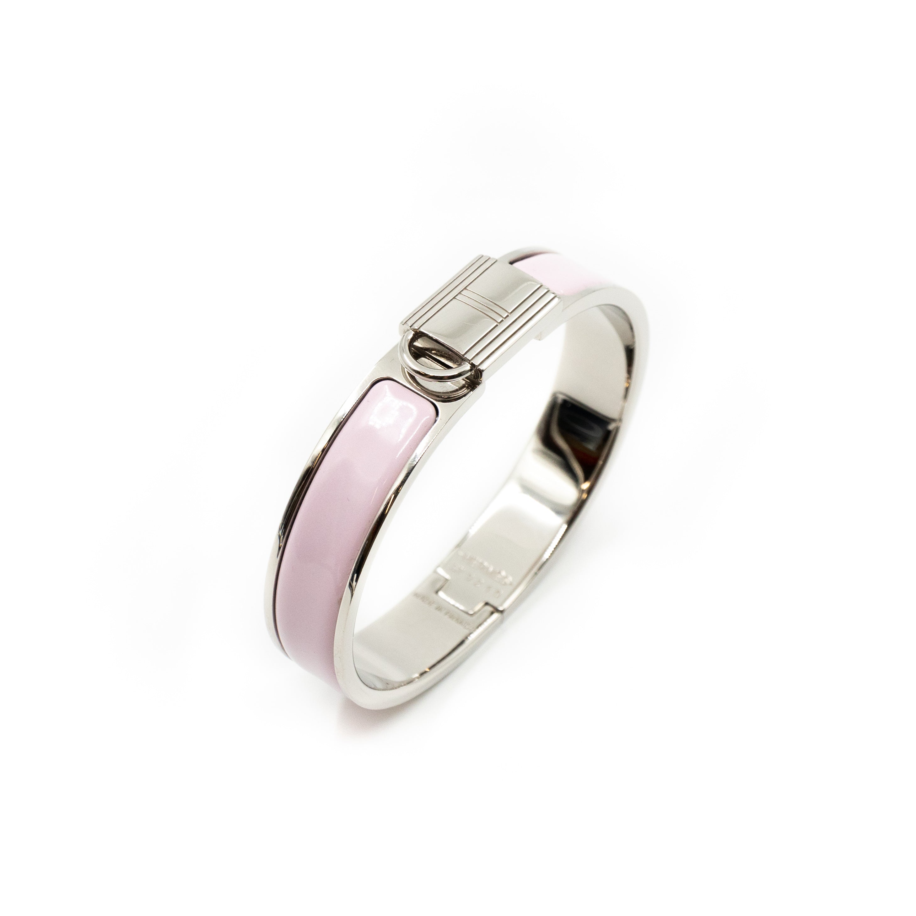 Clic Cadenas Bracelet Light Pink Silver